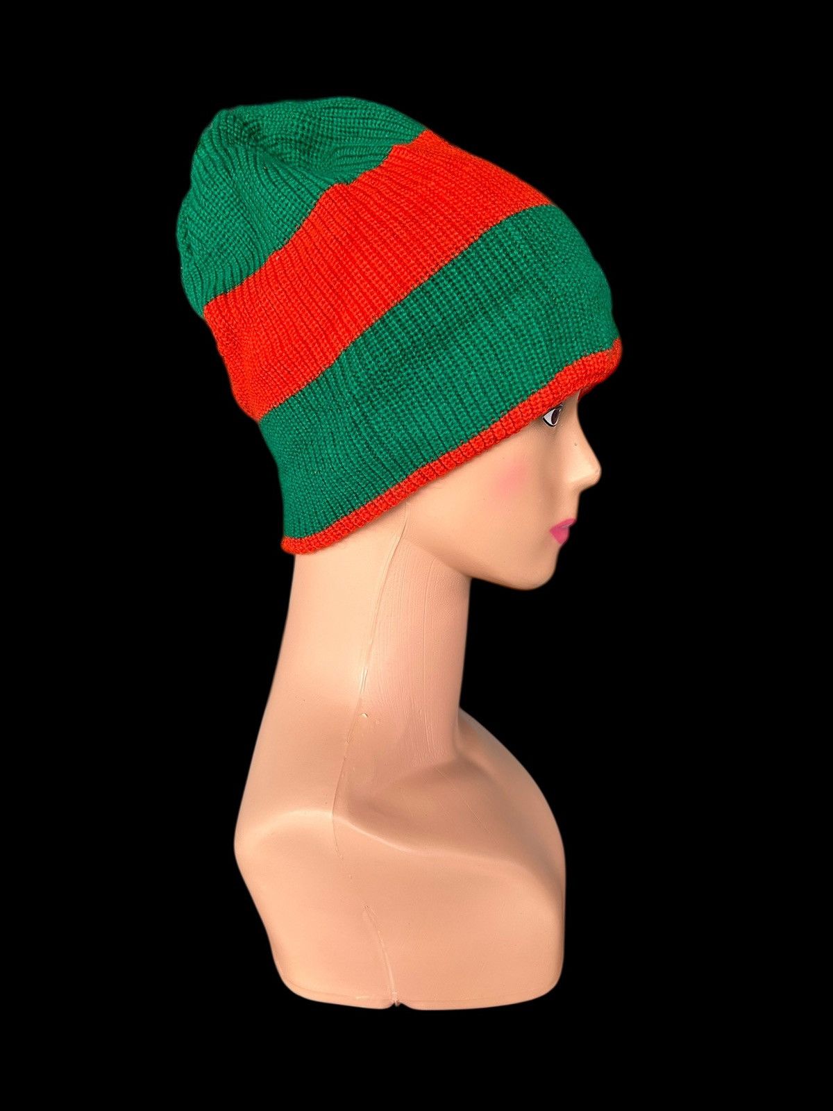 Japanese Brand × Kapital × Vintage Stripe Vintage Japanese Style knitt Beanie Hats Size ONE SIZE - 4 Thumbnail