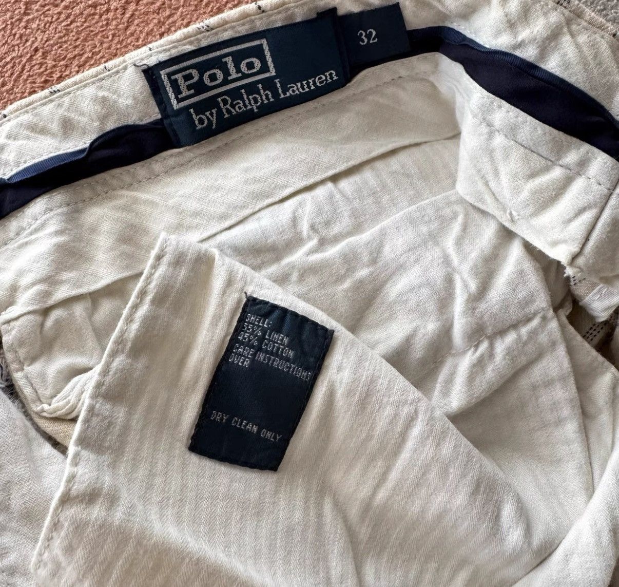 Polo Ralph Lauren Ralph Lauren RL Polo Linen Cotton Striped Pants K22 Size US 32 / EU 48 - 5 Thumbnail