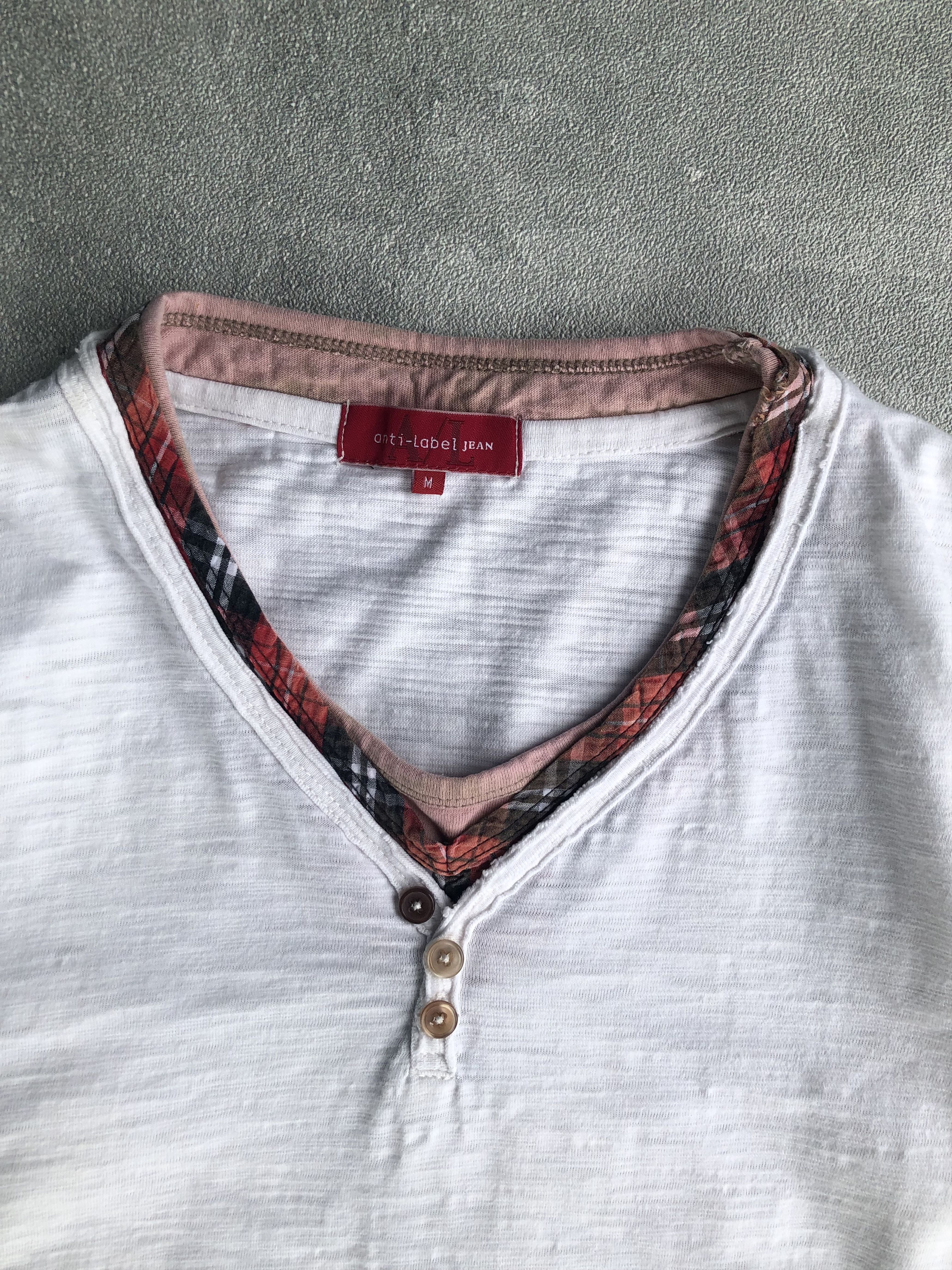 Japanese Brand Anti-Label Jean Double Layer Longsleeve Crazy LGB Style Size US M / EU 48-50 / 2 - 2 Thumbnail