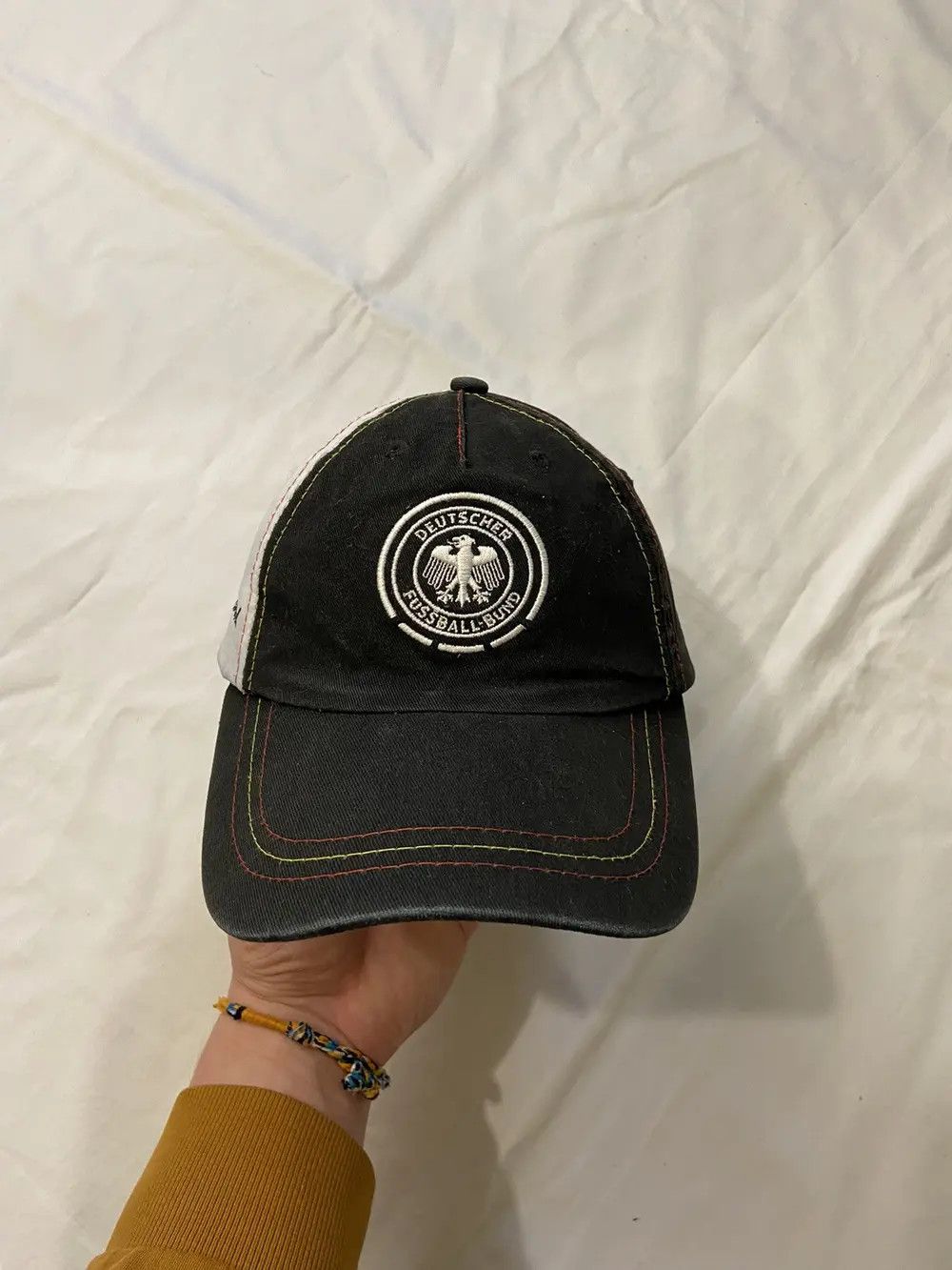 Vintage VINTAGE GERMANY SOCCER CAP Y2K HAT DEUTSCHER FUSSBALL BUND Size ONE SIZE - 8 Thumbnail