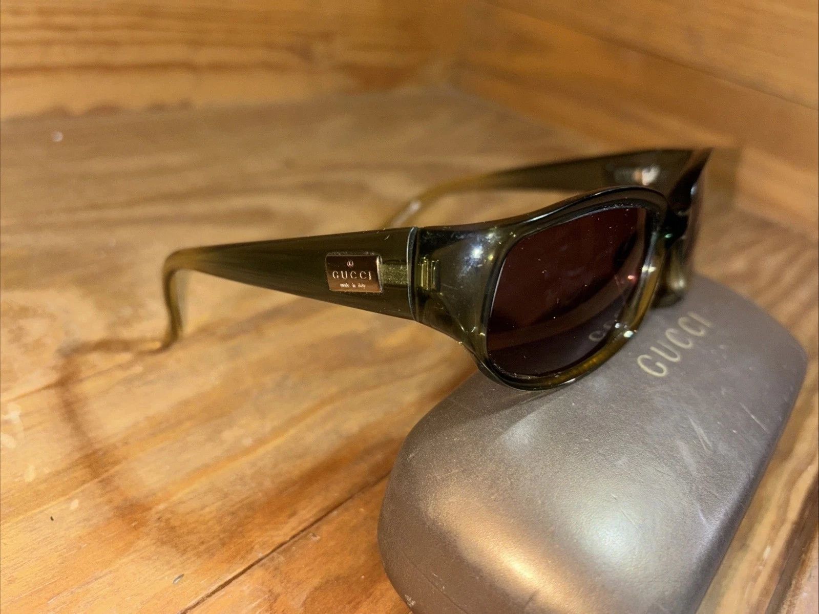 Gucci Gucci Sunglasses GG2475/S Green Gradient Plastic Y2K Size ONE SIZE - 2 Thumbnail