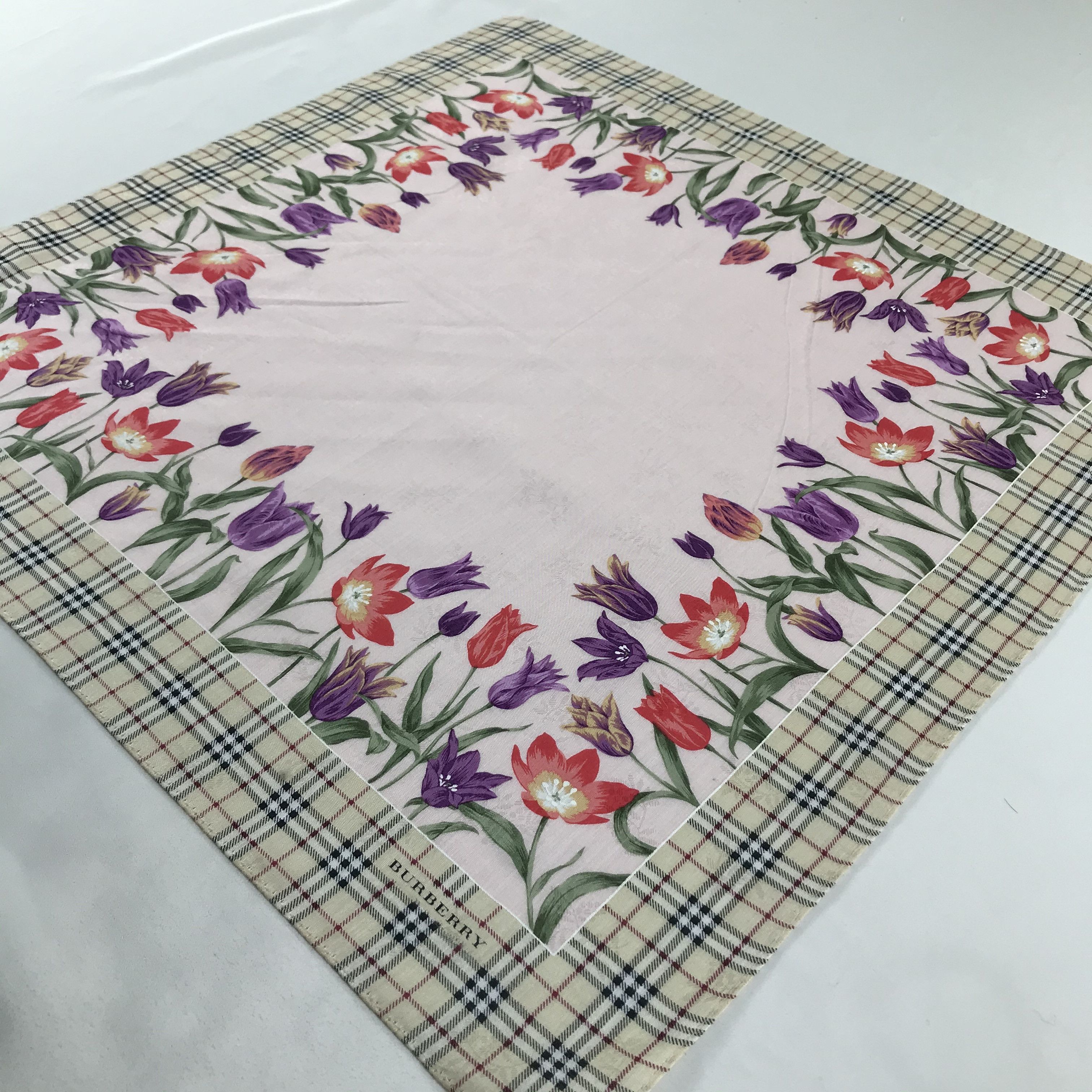 Burberry × Vintage Burberry Handkerchief / Neckerchief / Bandana Size ONE SIZE - 4 Thumbnail