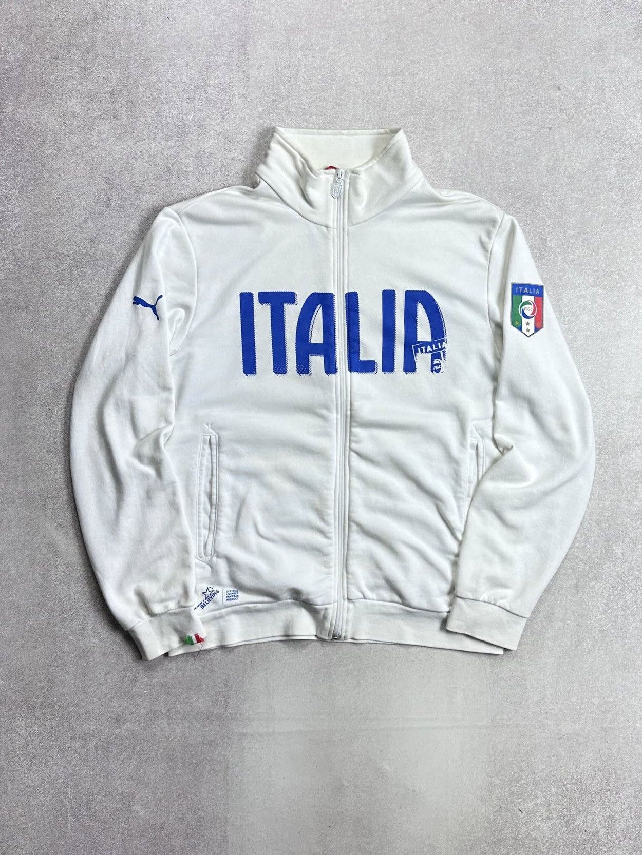 Puma Vintage Puma Italia Spellout Olympic Jacket L Size US L / EU 52-54 / 3 - 1 Thumbnail