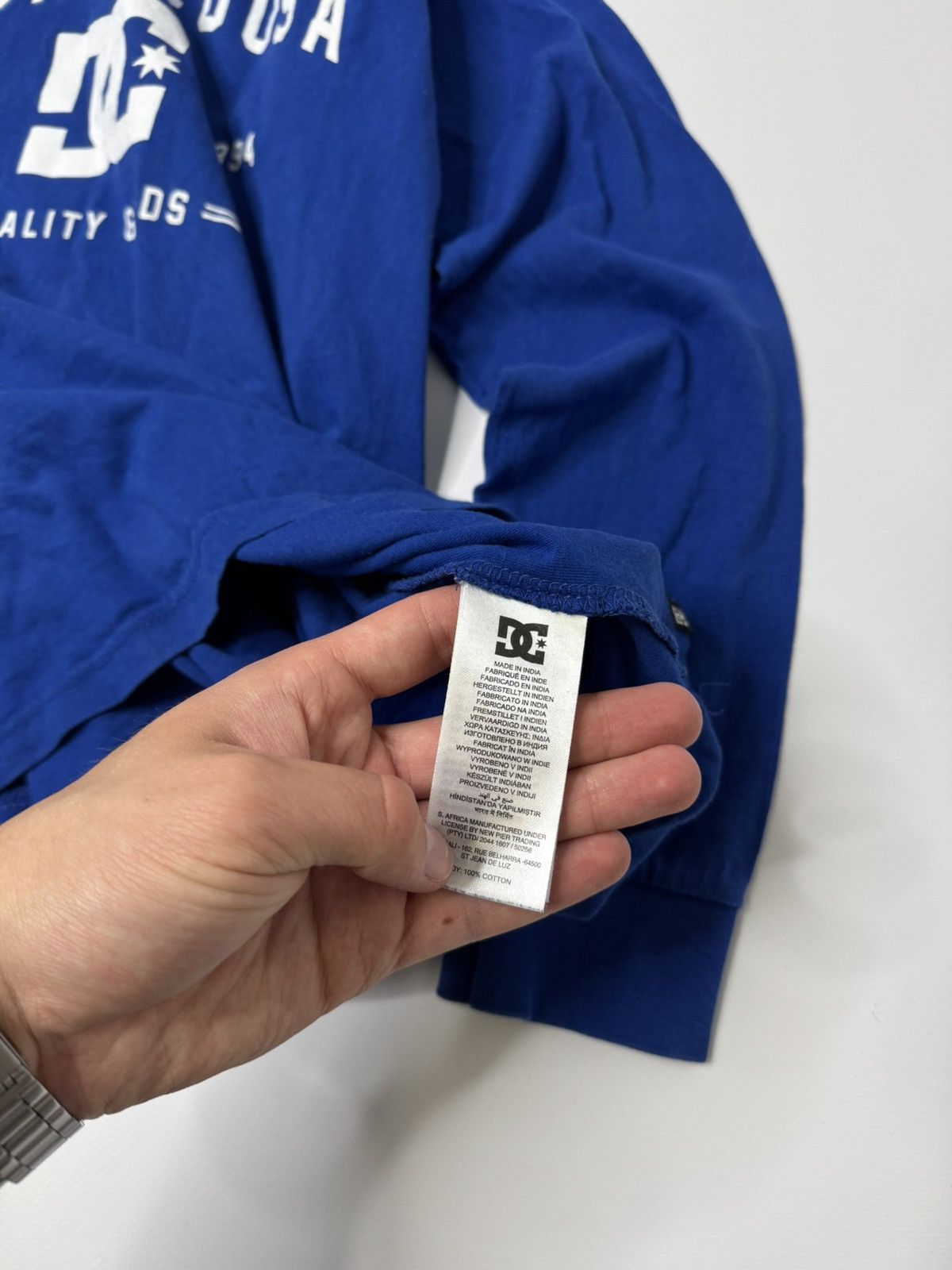 DC Blue DC skaterboards longsleeve sk8 swag drip big logo 4g Size US XS / EU 42 / 0 - 5 Thumbnail