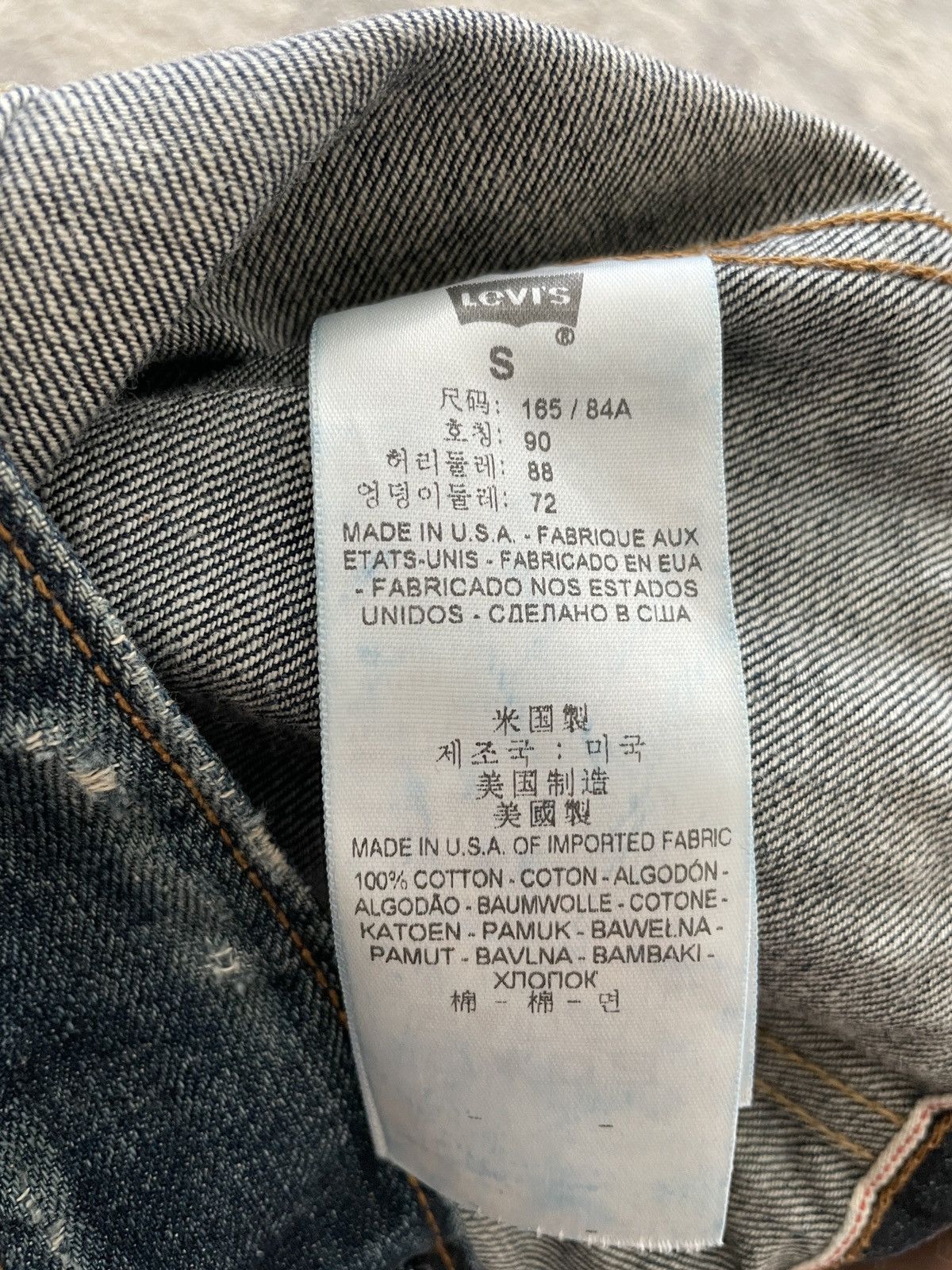 Levi's Levi’s SELVEDGE Denim Trucker Jacket Made in USA Size US S / EU 44-46 / 1 - 12 Thumbnail