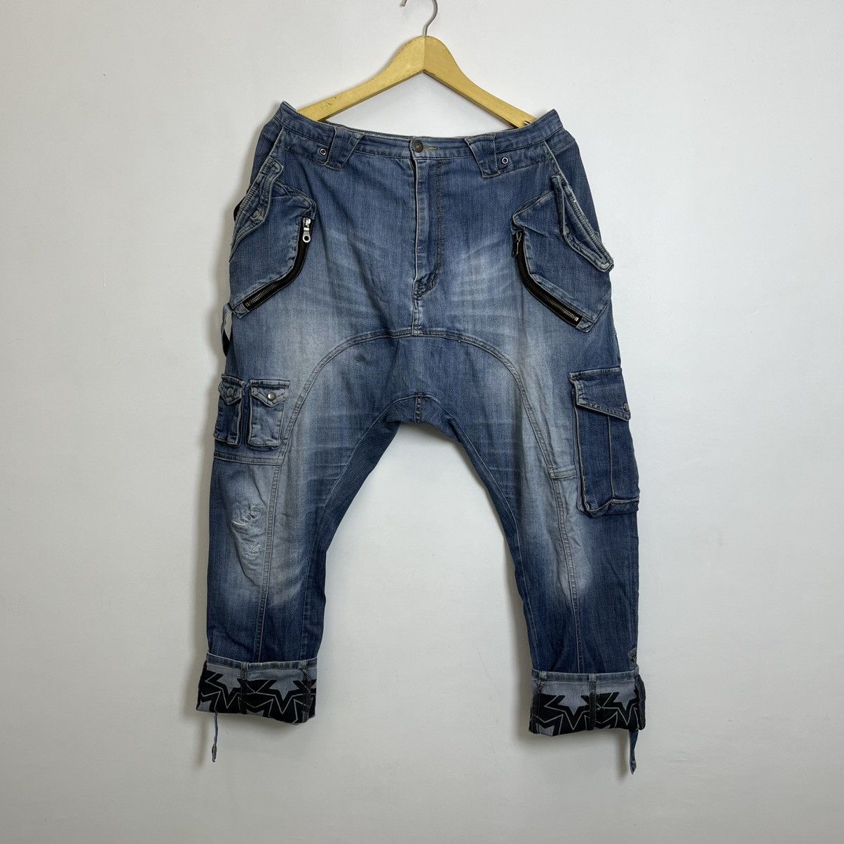 PPFM ARCHIVE ITEMS PPFM WorkWear Distressed Jeans 3D Pocket Size US 30 / EU 46 - 1 Thumbnail