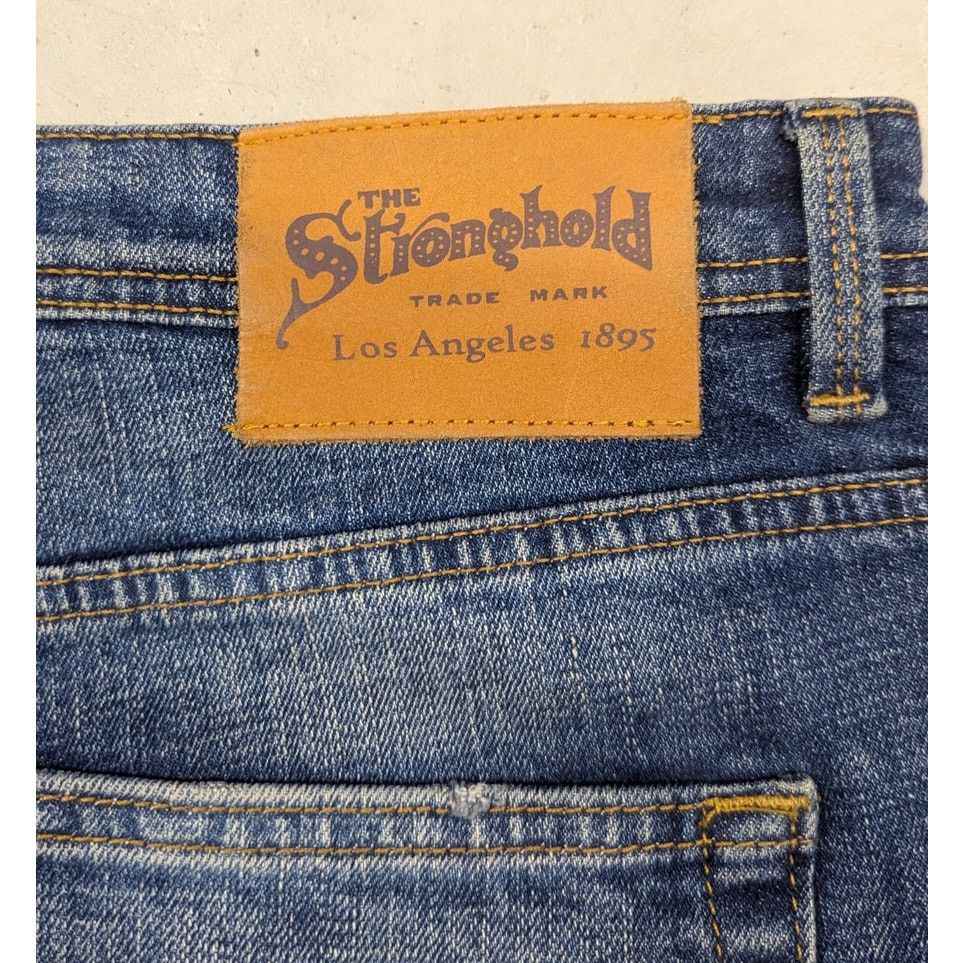 Levi's × The Stronghold The Stronghold LA Selvedge washed blue denim jeans Size US 38 / EU 54 - 3 Thumbnail