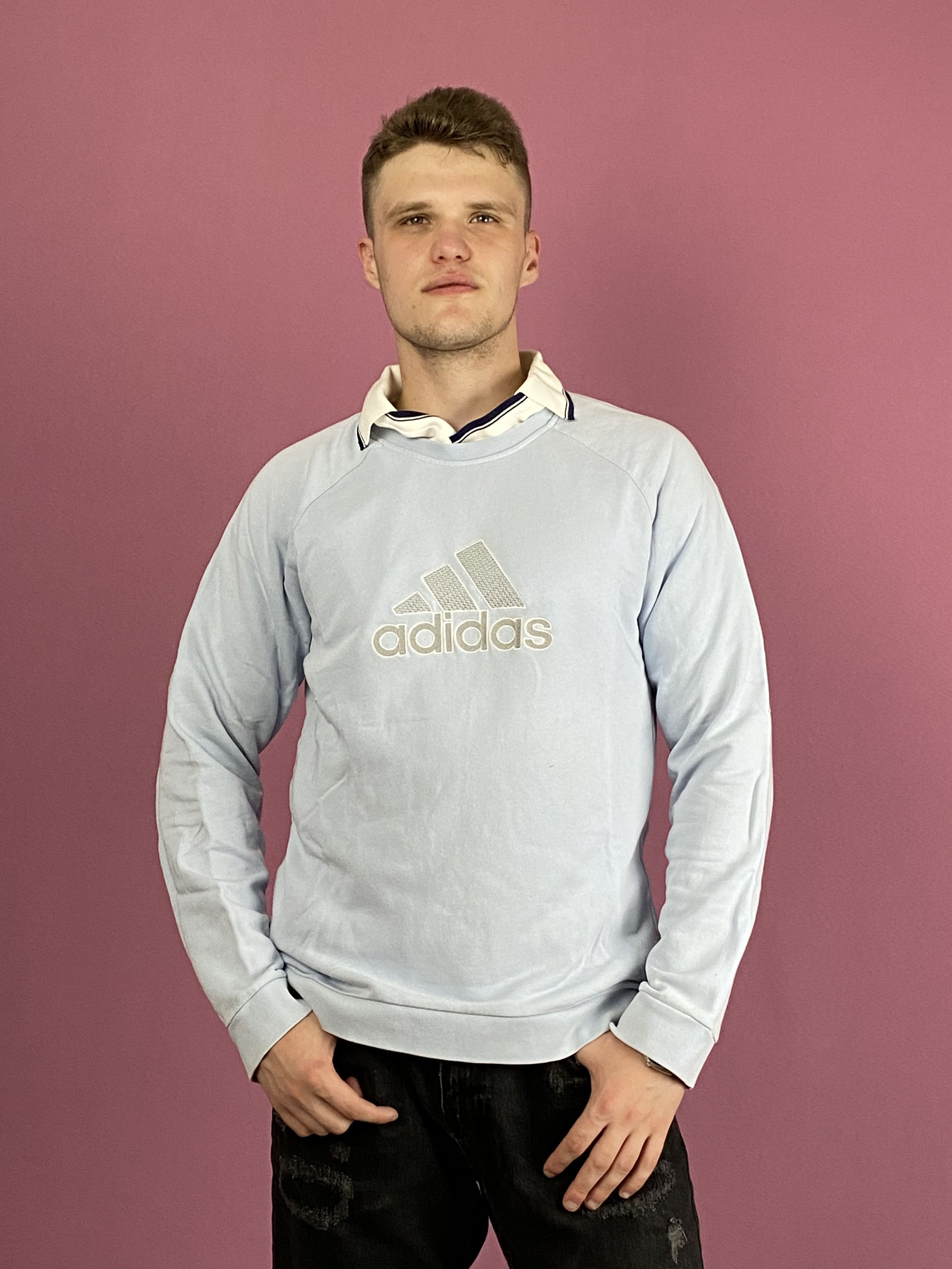 Adidas × Vintage Adidas Vintage Men's Sweatshirt - Size M Crew Neck Size US M / EU 48-50 / 2 - 1 Thumbnail