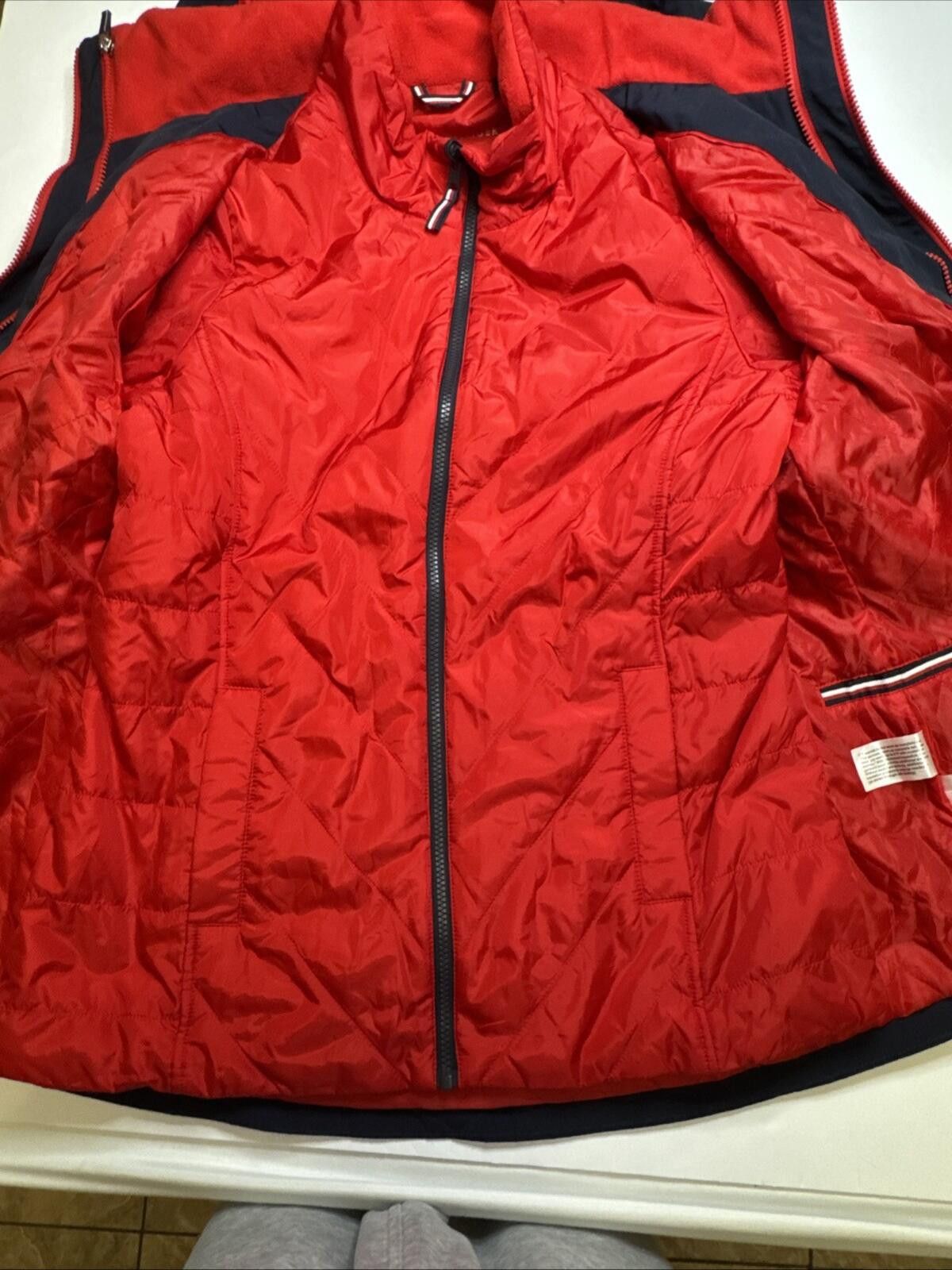 Tommy Hilfiger Tommy Hilfiger Insulated Large Winter Puffer Jacket Hooded Size L / US 10 / IT 46 - 8 Thumbnail