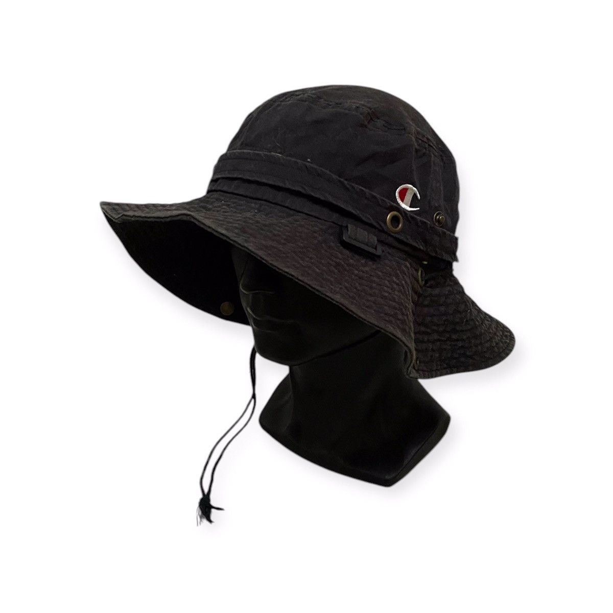 Vintage Champion Small Logo Bucket Hat