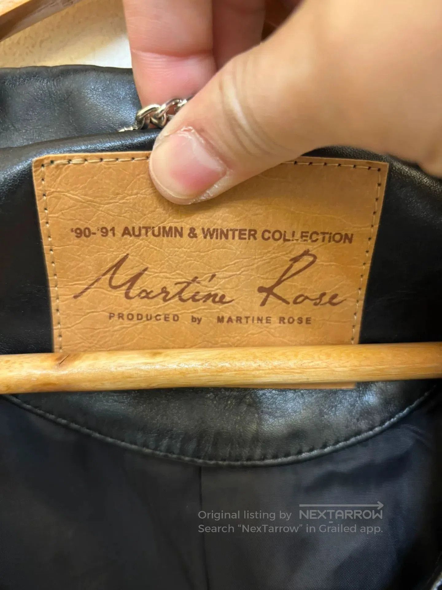 Martine Rose Martine Rose 18AW Oversized Leather Jacket. Size US M / EU 48-50 / 2 - 2 Thumbnail