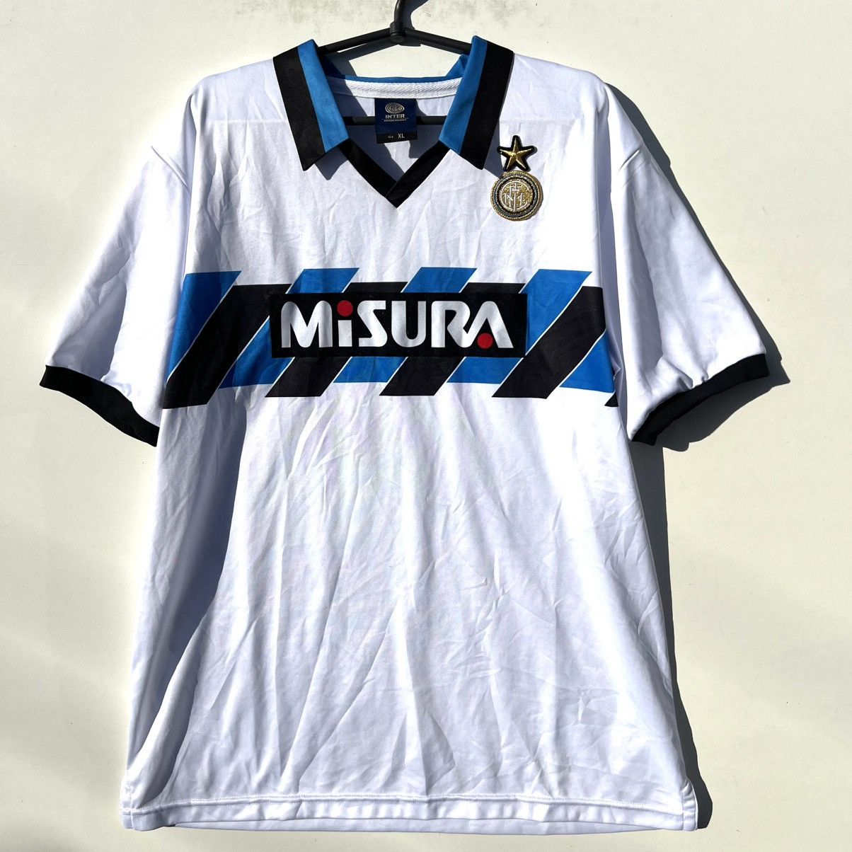 Vintage Vintage Inter Internazionale 1990 style soccer jersey Size US XL / EU 56 / 4 - 1 Thumbnail