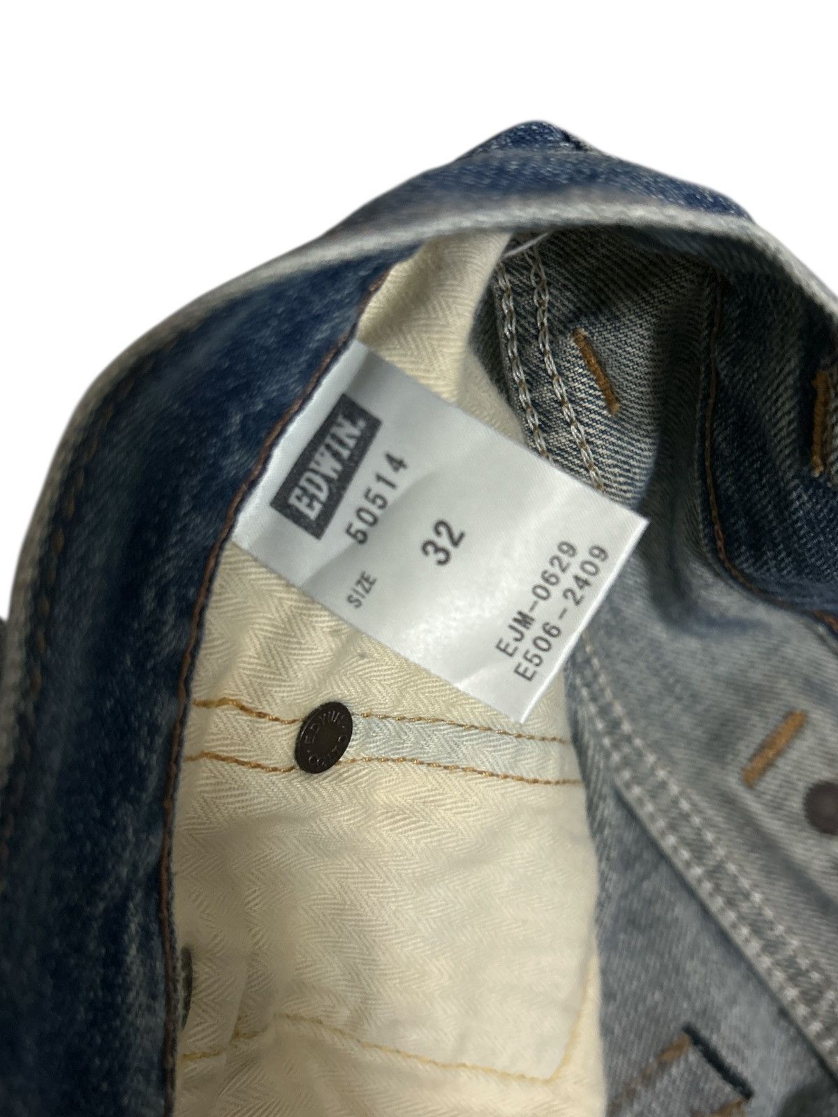 Edwin EDWIN Japan 50514 Vintage Repro Selvedge Denim Jeans Size US 33 - 6 Thumbnail