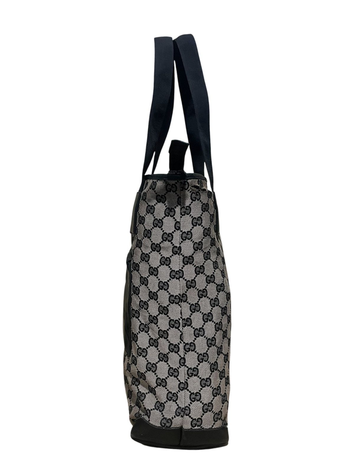 Gucci GUCCI GG Canvas Tote Bag Beige Size ONE SIZE - 3 Thumbnail
