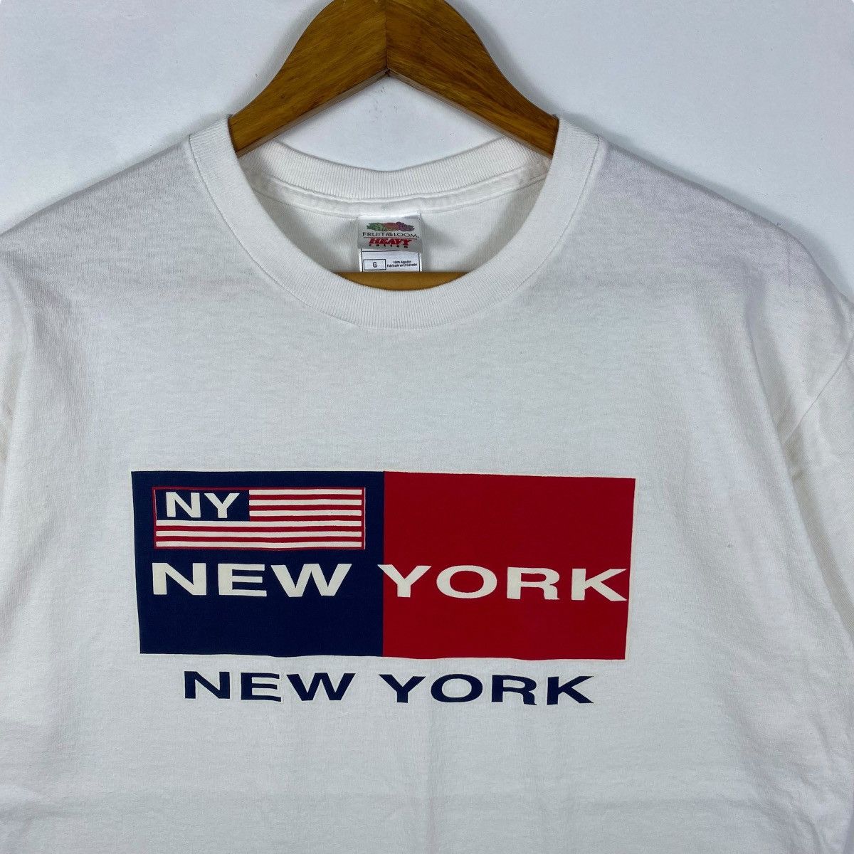 Vintage Vintage 00's NEW YORK Graphic Tee Shirt Large Size Size US L / EU 52-54 / 3 - 2 Thumbnail