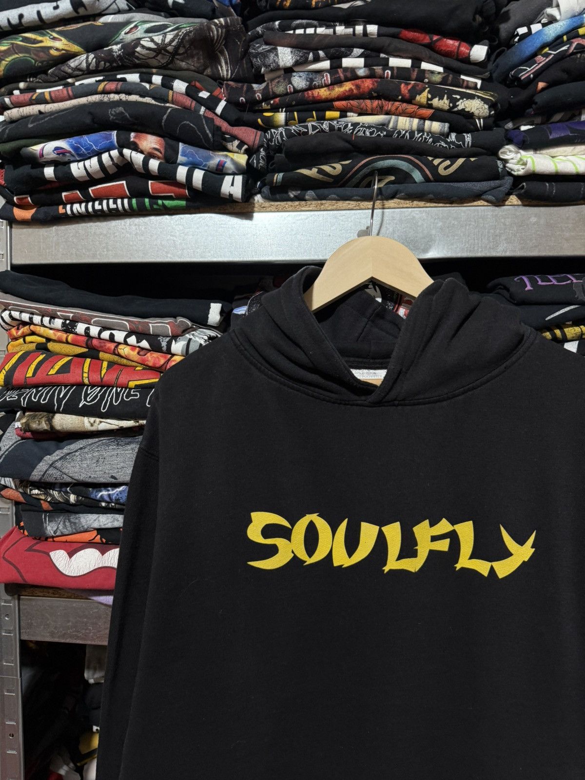 Vintage Vintage 2000’s Soulfly Fire Ritual Rock Band Retro Hoodie Size US XXL / EU 58 / 5 - 3 Thumbnail