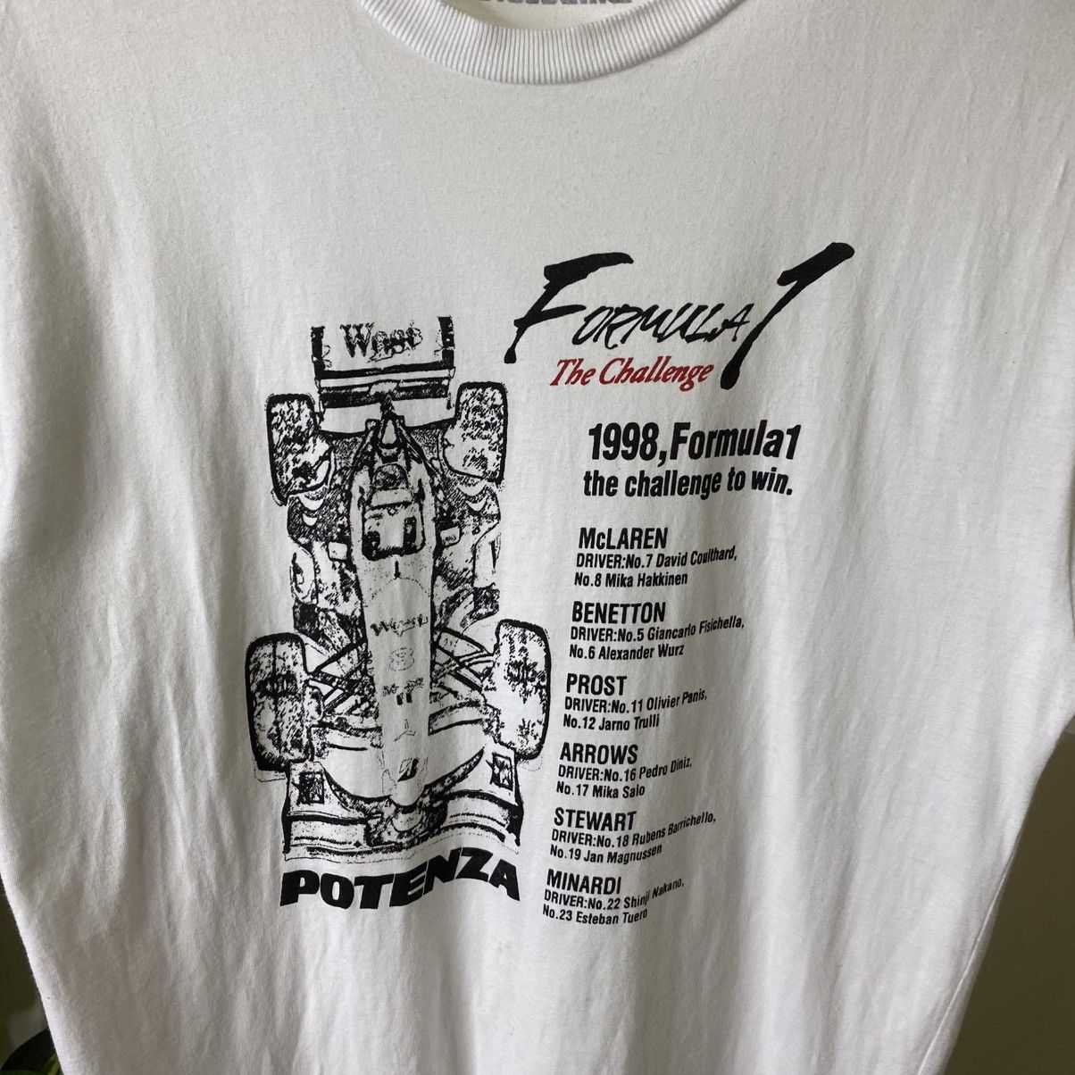 Formula 1 Vintage 1998 Formula 1 The Challenge Racing T Shirt Size US M / EU 48-50 / 2 - 2 Thumbnail