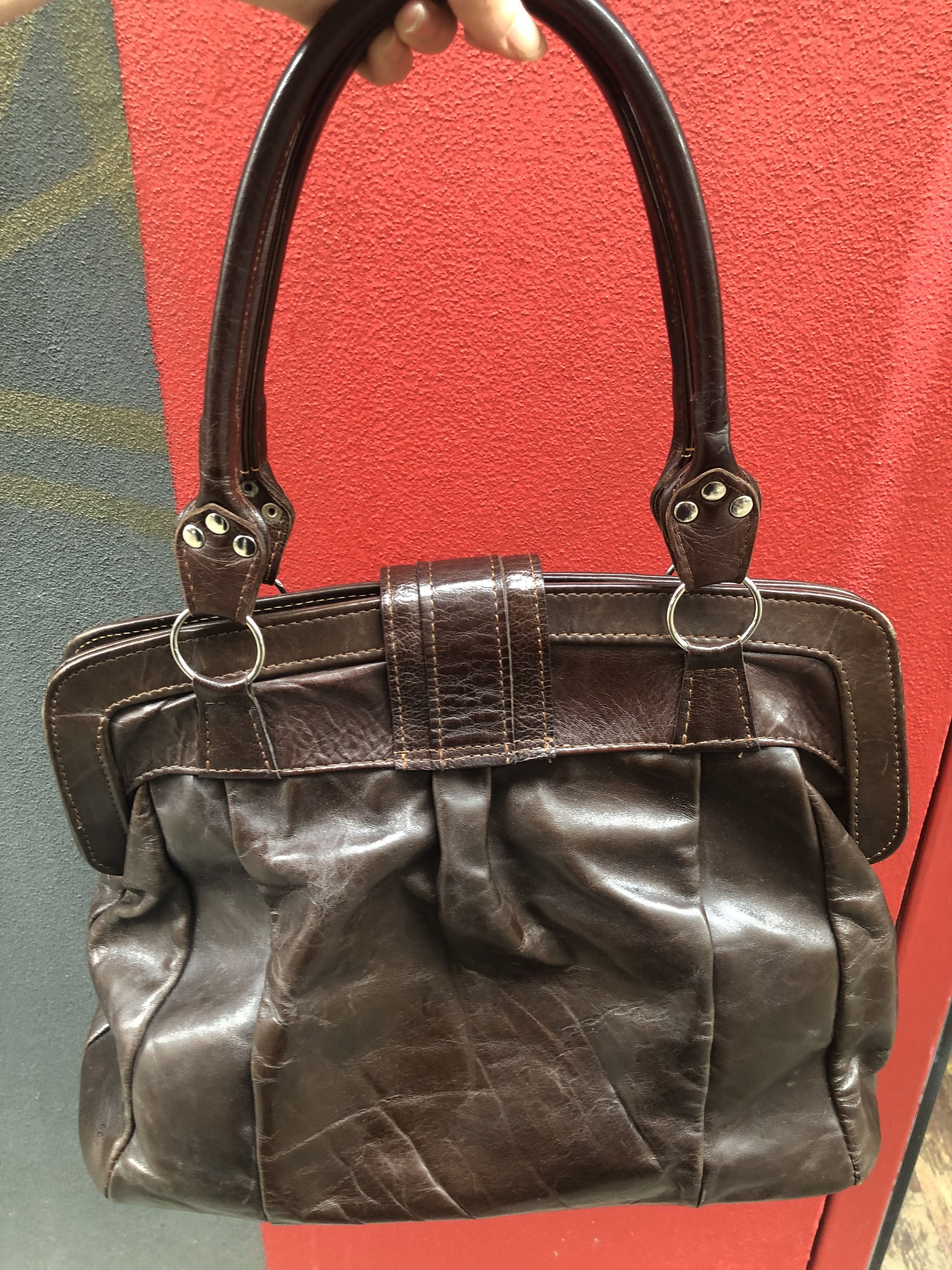 Fendi Rare Authentic Vintage Fendi leather satchel Size ONE SIZE - 3 Thumbnail