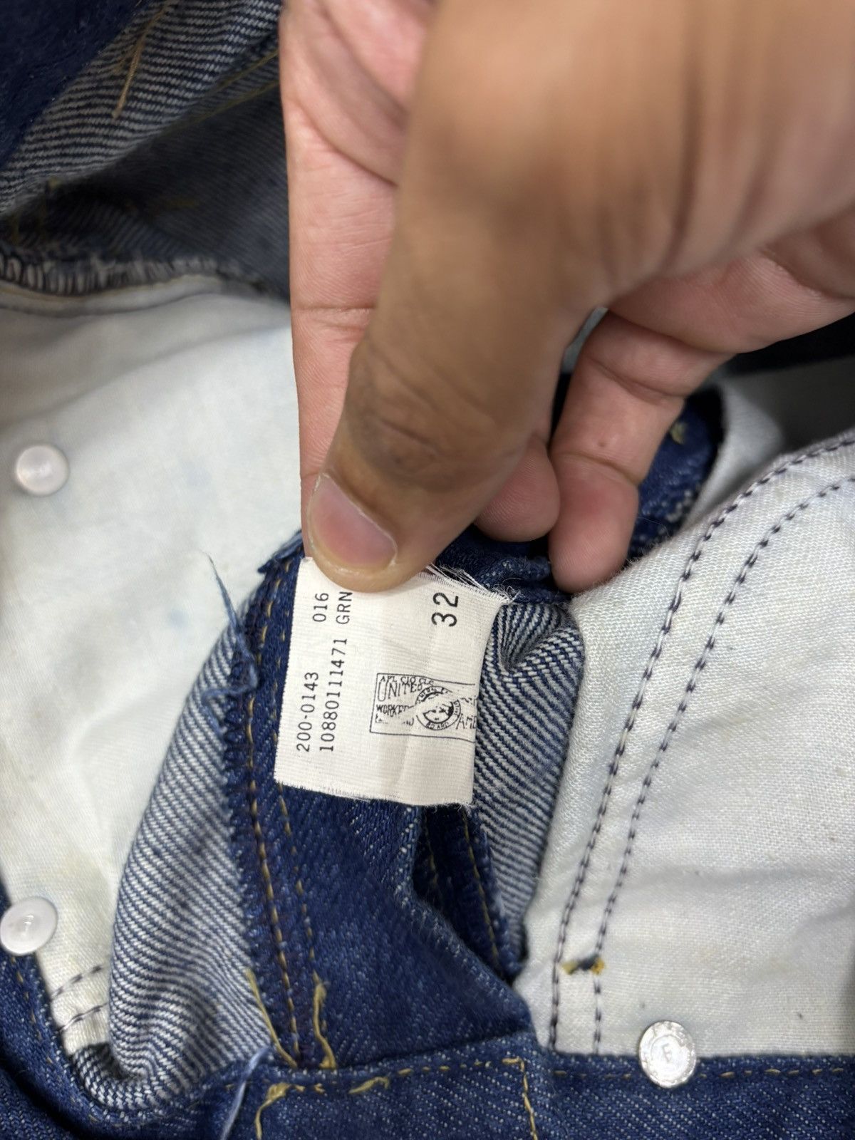 Lee Lee Riders 🇺🇸 Vintage Good Condition Blue Denim Jeans Size US 28 / EU 44 - 10 Thumbnail