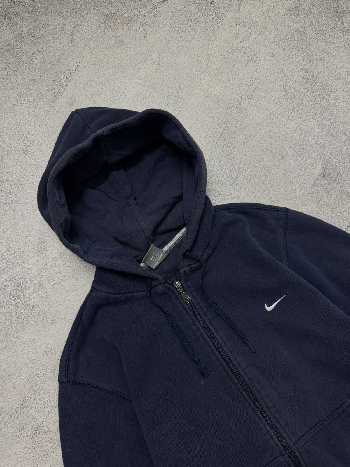 Nike Vintage Y2k Nike Mini Swoosh Basic Zip-Hoodie 00’s Size US M / EU 48-50 / 2 - 1 Thumbnail