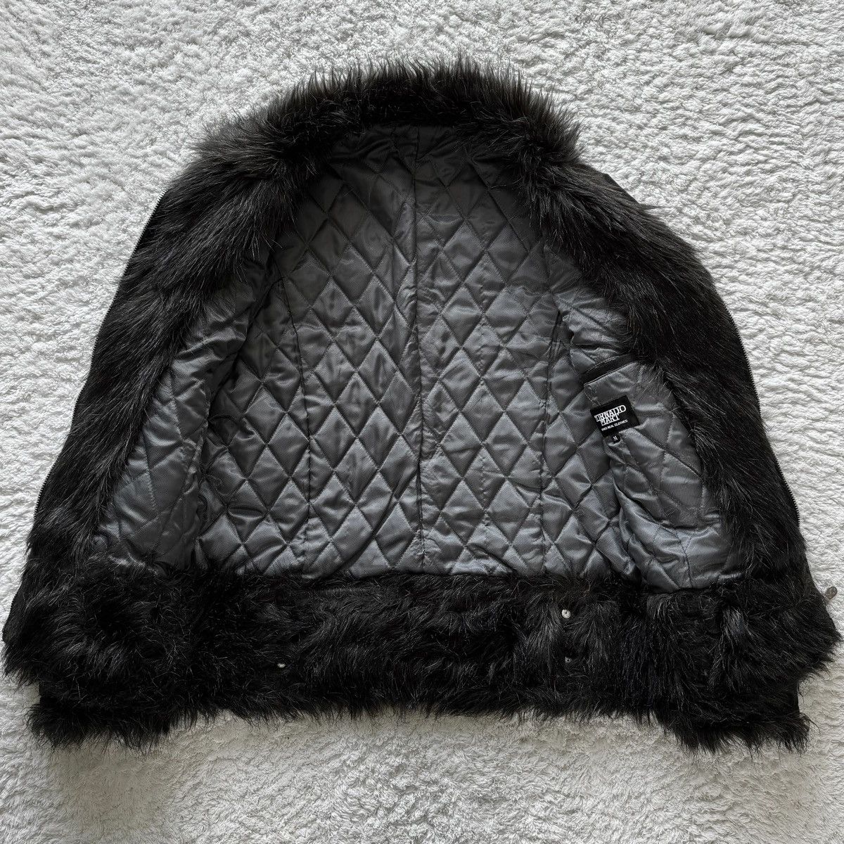 Tornado Mart Tornado Mart Fur Lined Suede Jacket Size US M / EU 48-50 / 2 - 3 Thumbnail