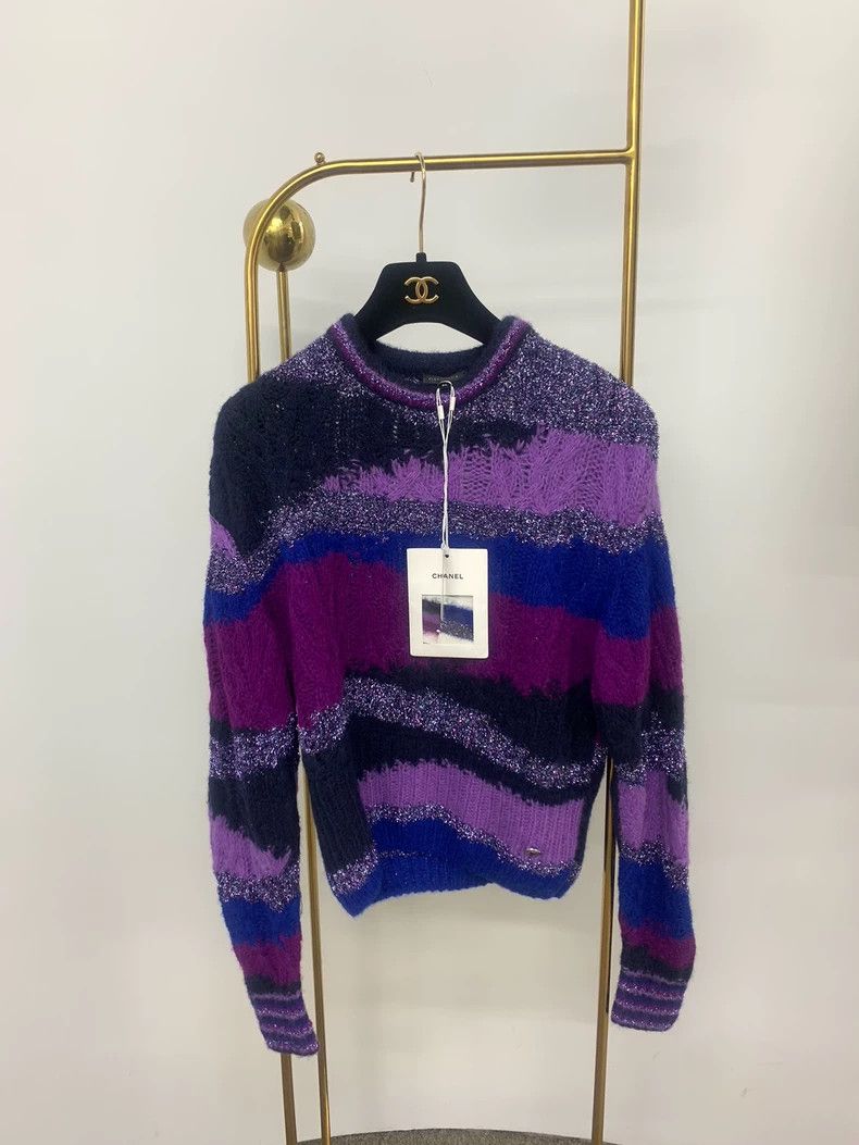 Chanel Chanel 22A Alpaca Wool Sweater - dmc Size US S / EU 44-46 / 1 - 1 Thumbnail
