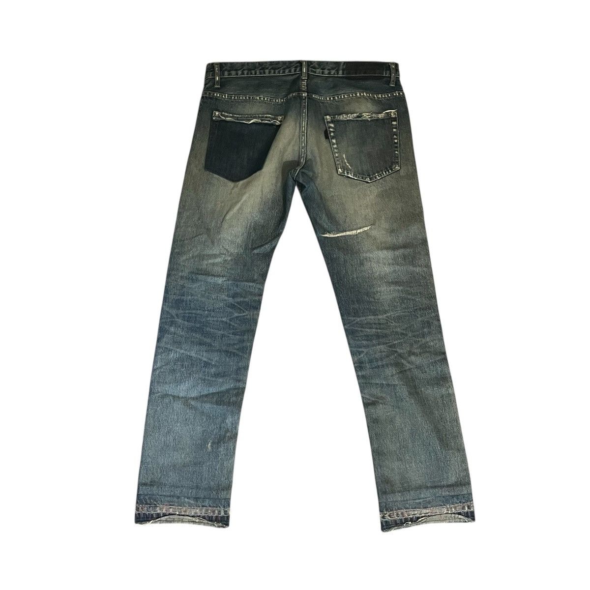 Japanese Brand × Jun Takahashi × Undercover Undercover 68 Red Yarn Denim Size 4 Size US 32 / EU 48 - 8 Thumbnail