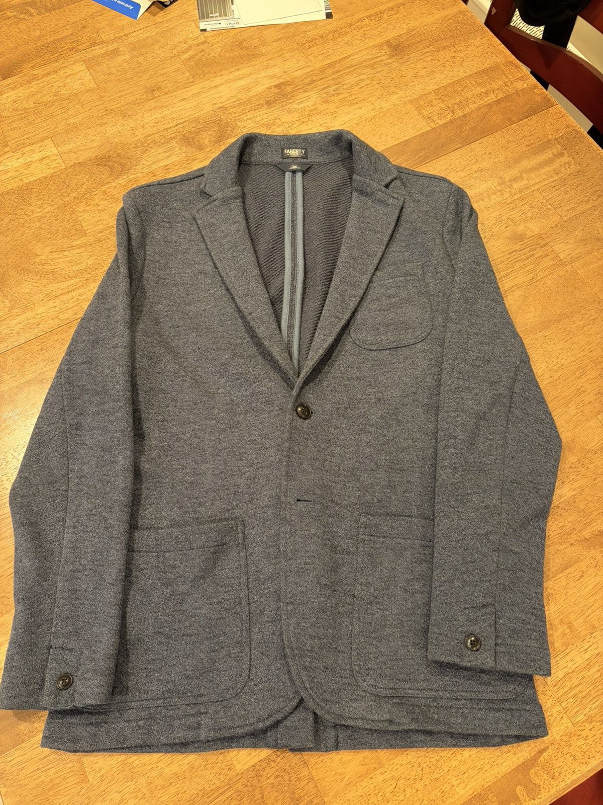 Faherty Faherty “inlet knit blazer” Size M Size US M / EU 48-50 / 2 - 1 Thumbnail