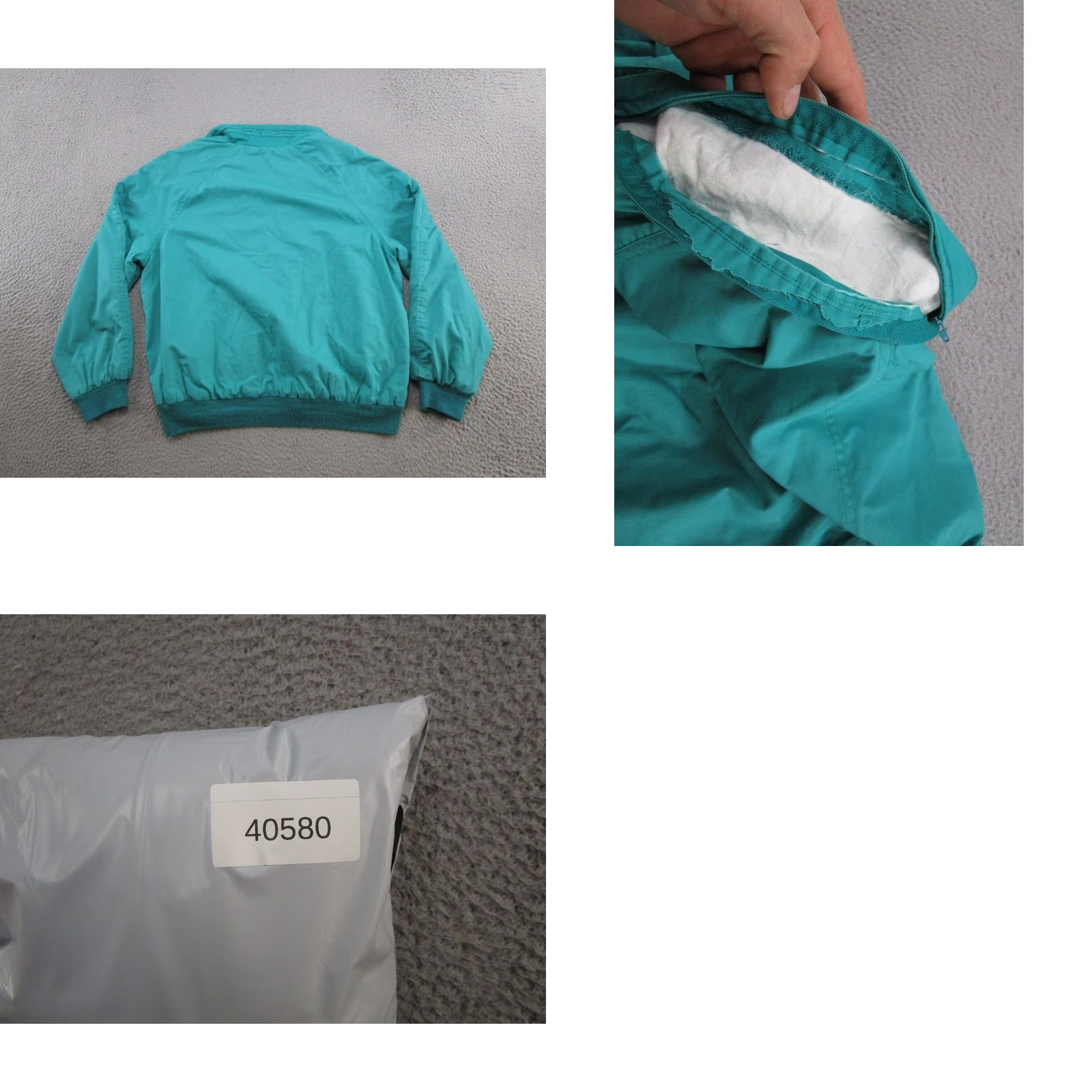 Sears Vintage Sears Teal Blue Full Zip Bomber Jacket Mens 80s Pockets Read Size US M / EU 48-50 / 2 - 8 Thumbnail