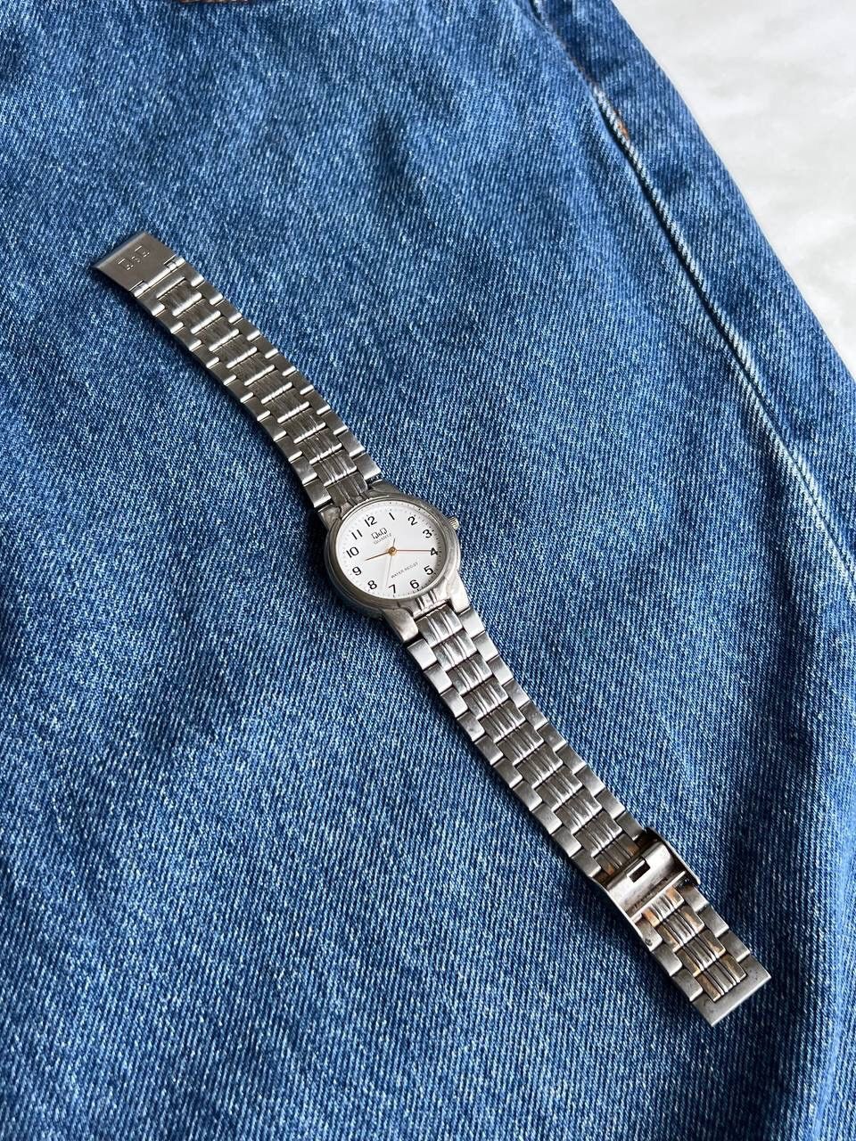 Japanese Brand × Vintage Vintage Japanese style futuristic Steel Watch Q&Q Chrome 00s Size ONE SIZE - 6 Thumbnail