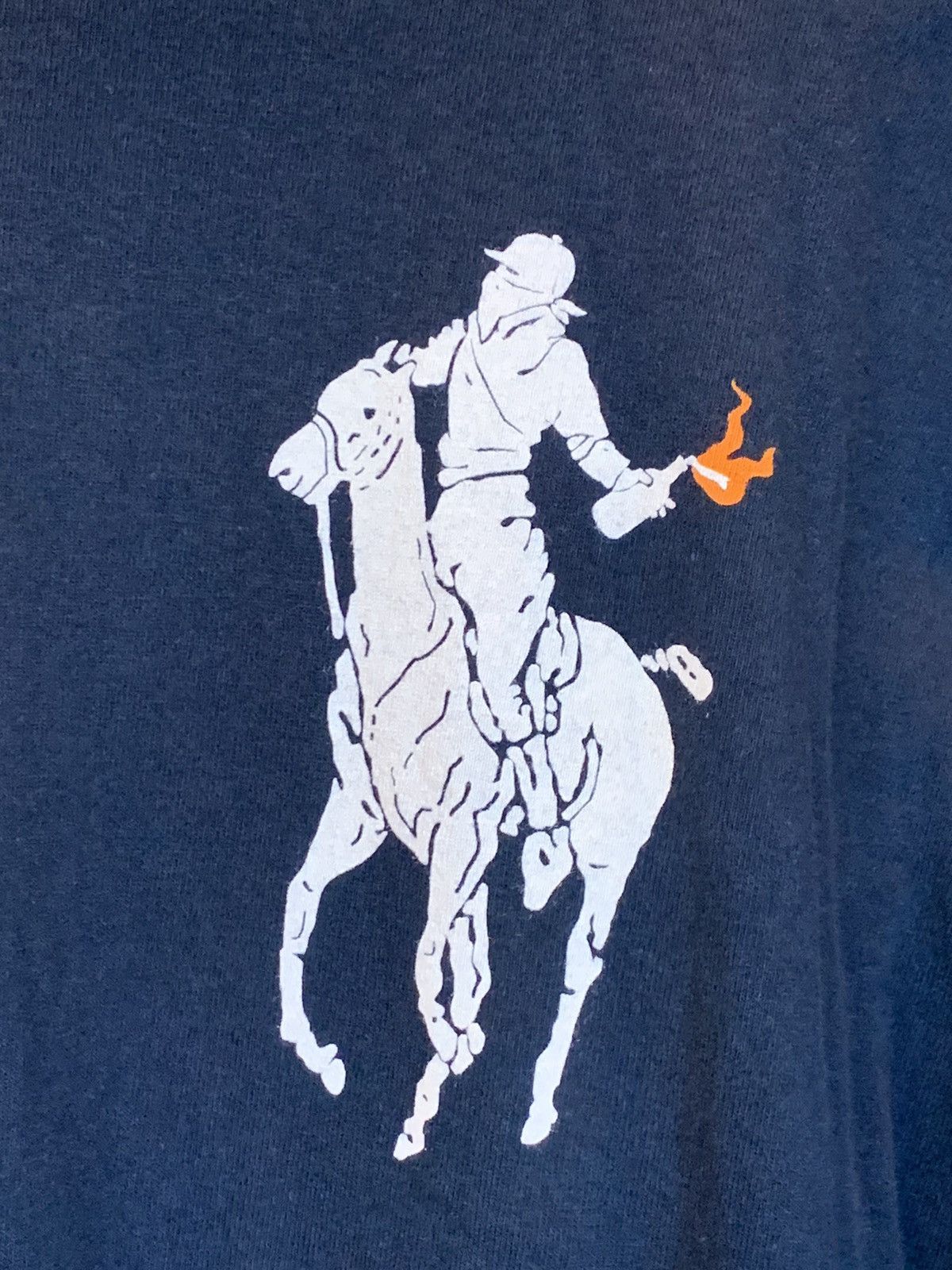 Upper Playground *RARE* Vintage Upper Playground Molotov Cocktail Horse Shirt Size US L / EU 52-54 / 3 - 3 Thumbnail