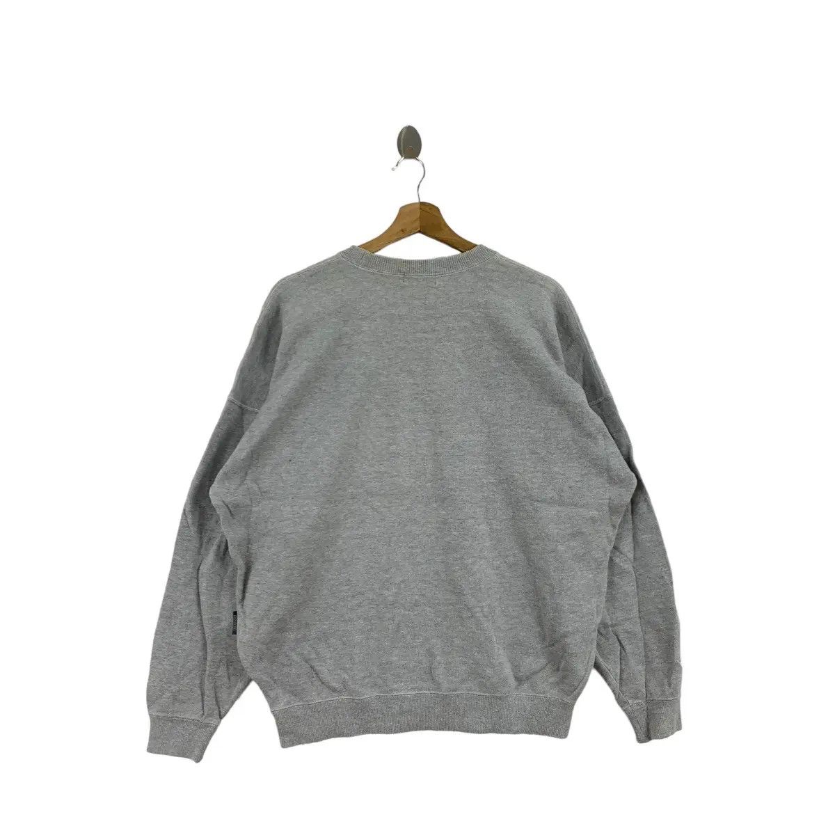 Trussardi × Vintage Vtg TRUSSARDI JEANS ITALY Center Logo Oversized Sweatshirt Size XL / US 12-14 / IT 48-50 - 5 Thumbnail