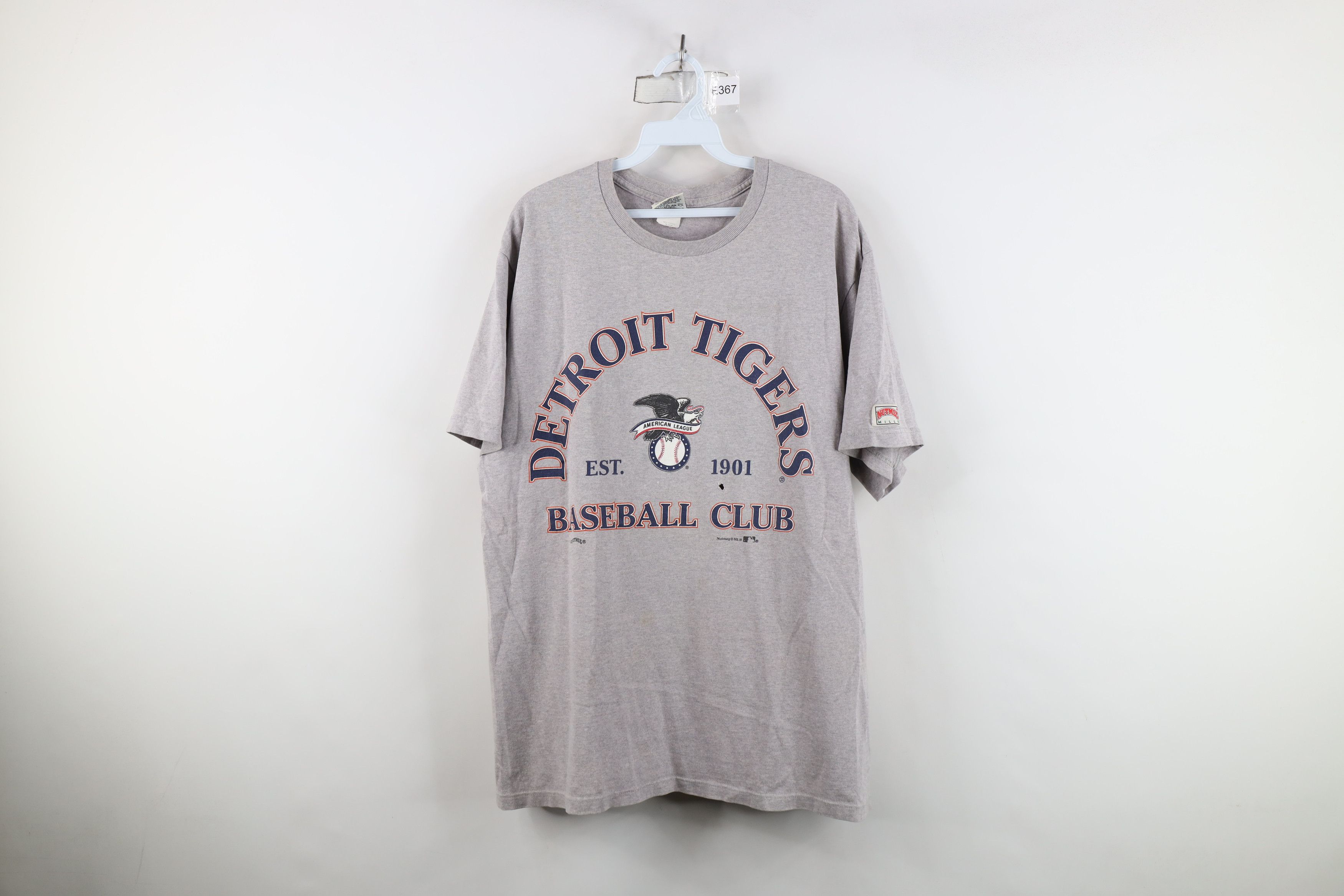 Vintage Vintage 90s Spell Out Detroit Tigers Baseball T-Shirt USA Size US L / EU 52-54 / 3 - 1 Thumbnail