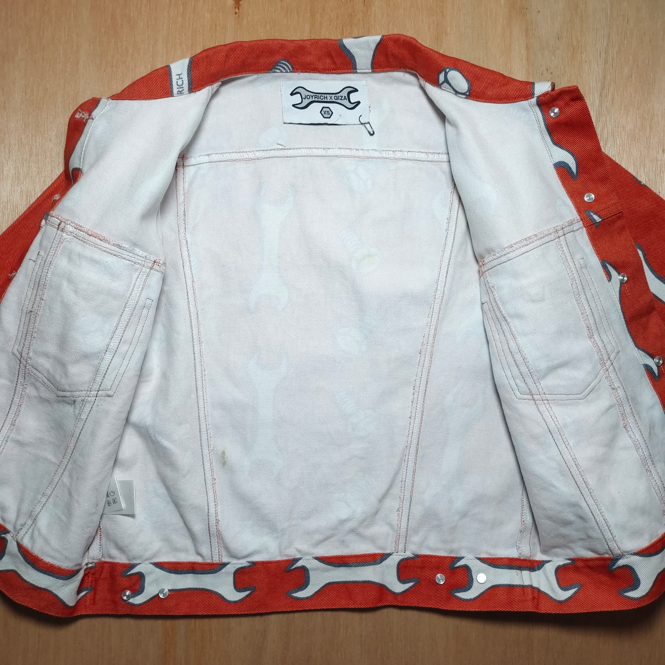 Joyrich JOYRICH X GIZA TRUCKER DENIM XS ORANGE JACKET Size XS / US 0-2 / IT 36-38 - 8 Thumbnail