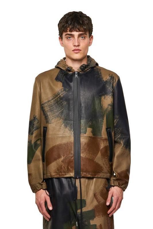 Diesel ❗️NEW 🇺🇸 Diesel J-Grant Sheepskin Leather Jacket Rare NWT Size US XXL / EU 58 / 5 - 2 Thumbnail
