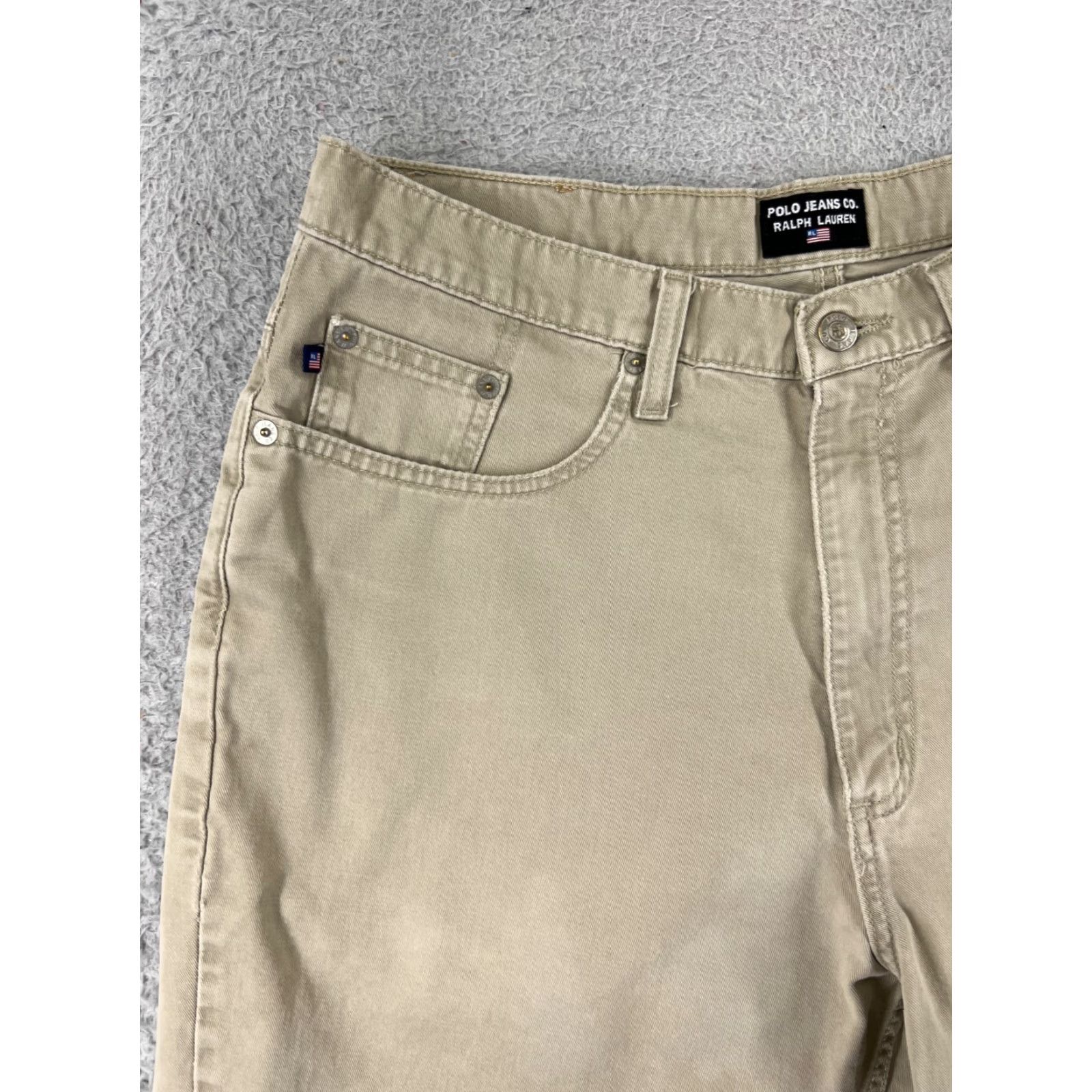 Polo Ralph Lauren Polo Ralph Lauren Shorts Men 32 Beige Chino Twill 100% Cotton Cargo Pants Golf Golfers Size US XS / EU 42 / 0 - 7 Thumbnail