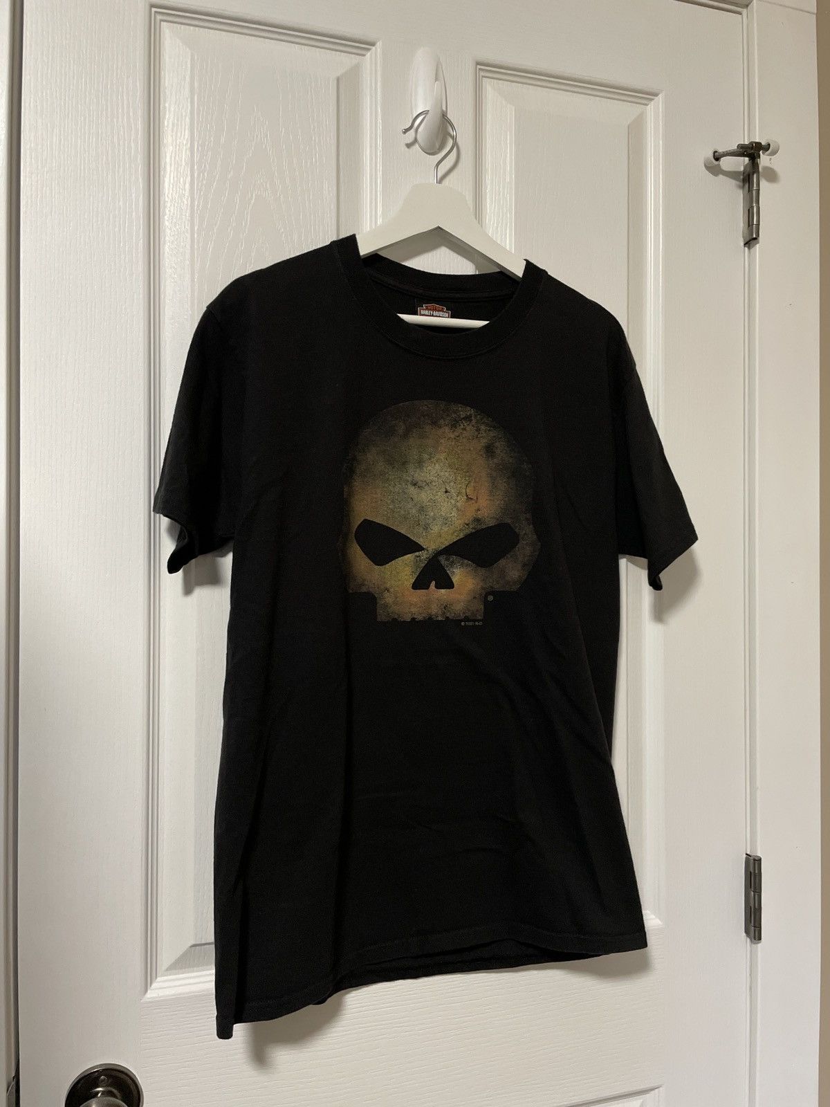 Harley Davidson × Vintage **RARE** 💀🔥Harley Davidson Punisher Skull T Shirt Size US M / EU 48-50 / 2 - 2 Thumbnail