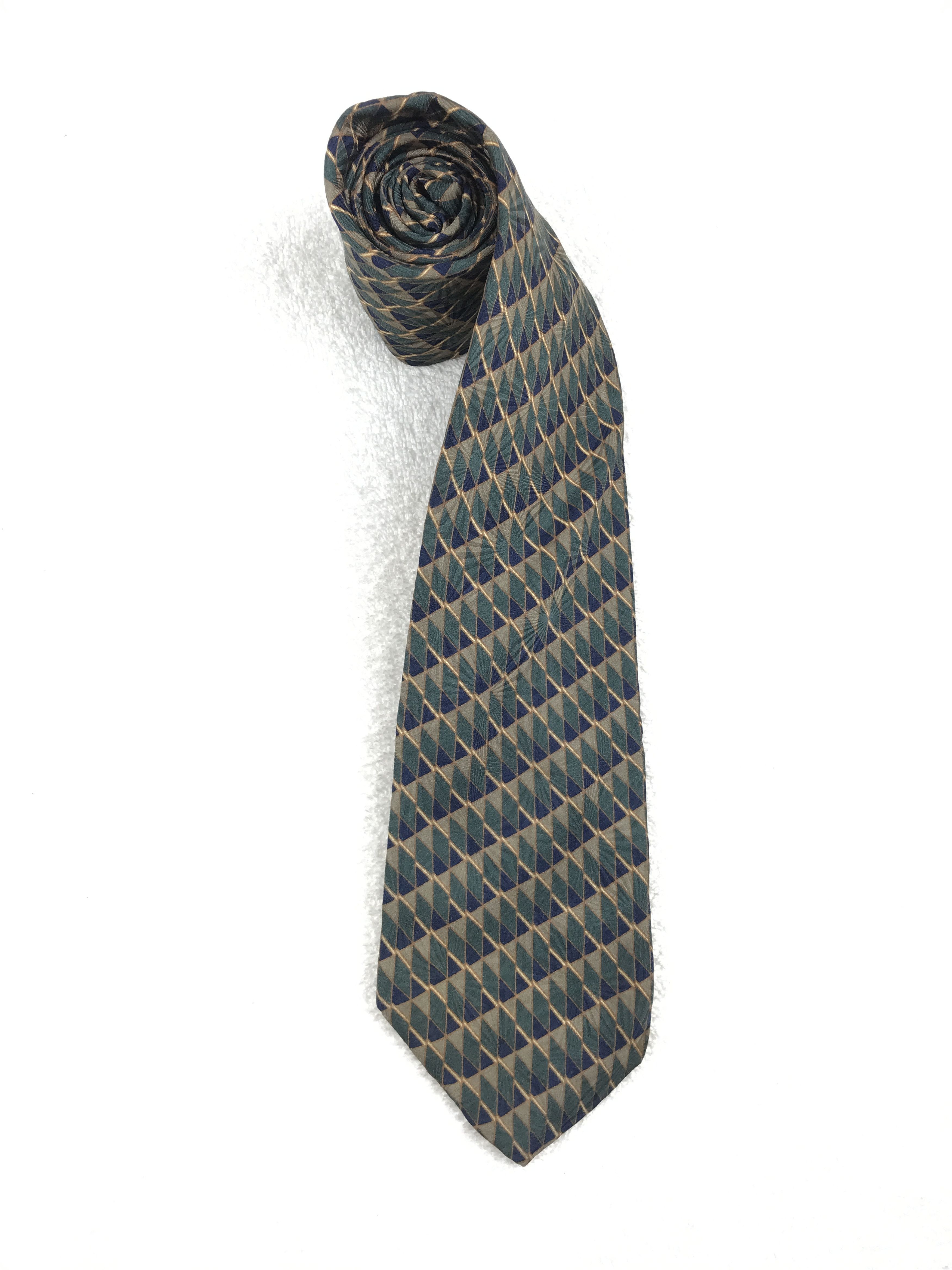 Designer × Vintage Vintage Neo Bill Blass Silk Necktie Size ONE SIZE - 2 Thumbnail