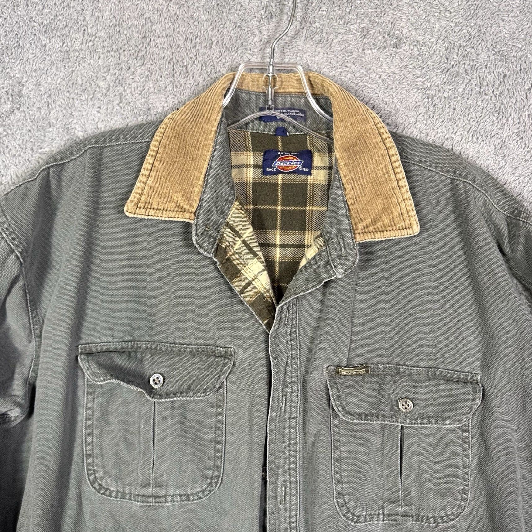 Dickies VINTAGE Dickies Jacket Mens L Chore Barn Workwear Field Utility Shirt Shacket Size US L / EU 52-54 / 3 - 6 Thumbnail