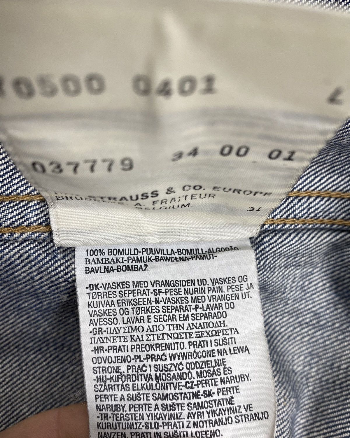 Levi's Vintage Levis Denim Jeans Trucker Jacket Bomber Size US L / EU 52-54 / 3 - 17 Thumbnail