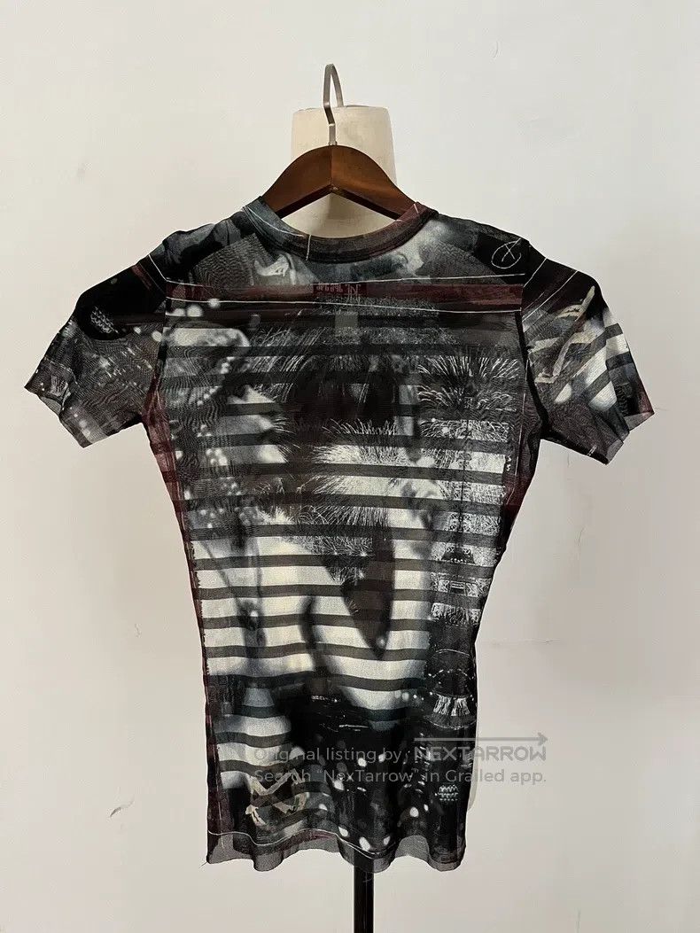 Jean Paul Gaultier Jean Paul Gaultier Net Mesh Portrait Top Size US XXS / EU 40 - 1 Thumbnail