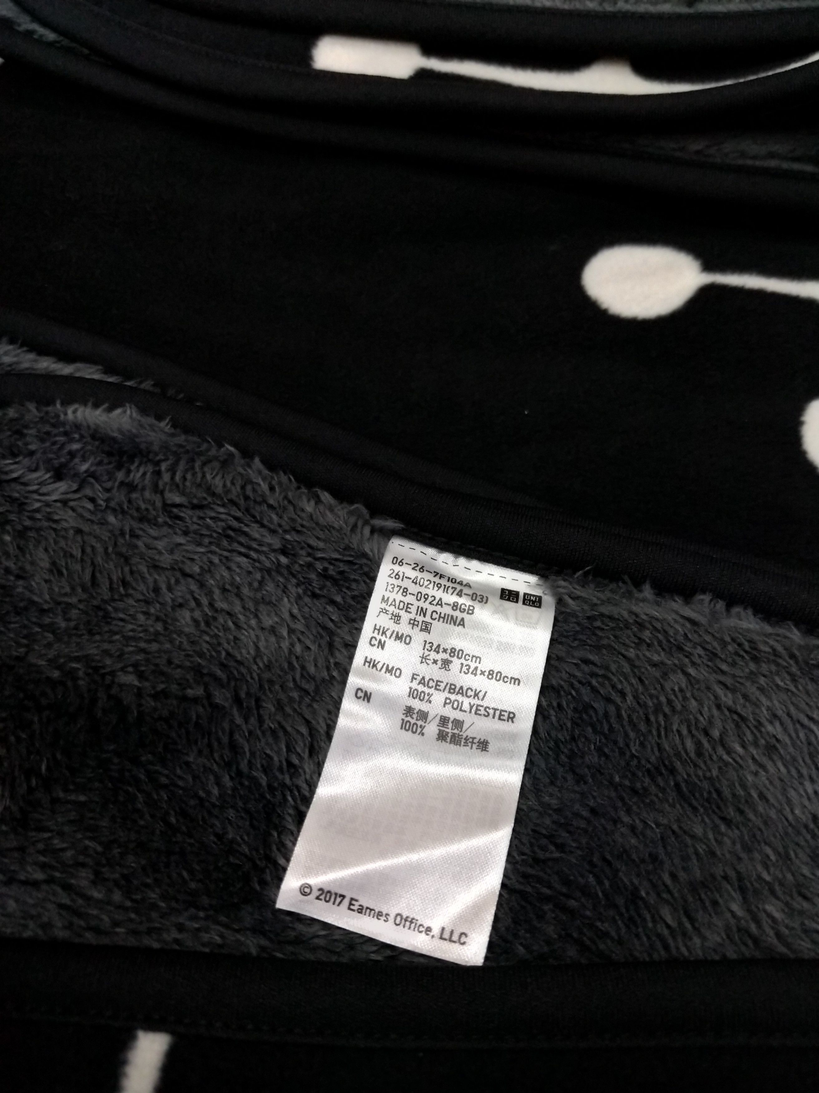 Uniqlo NEW UNIQLO x EAMES SPRZ NY Fleece Blanket/Stole/Poncho Size ONE SIZE - 5 Thumbnail
