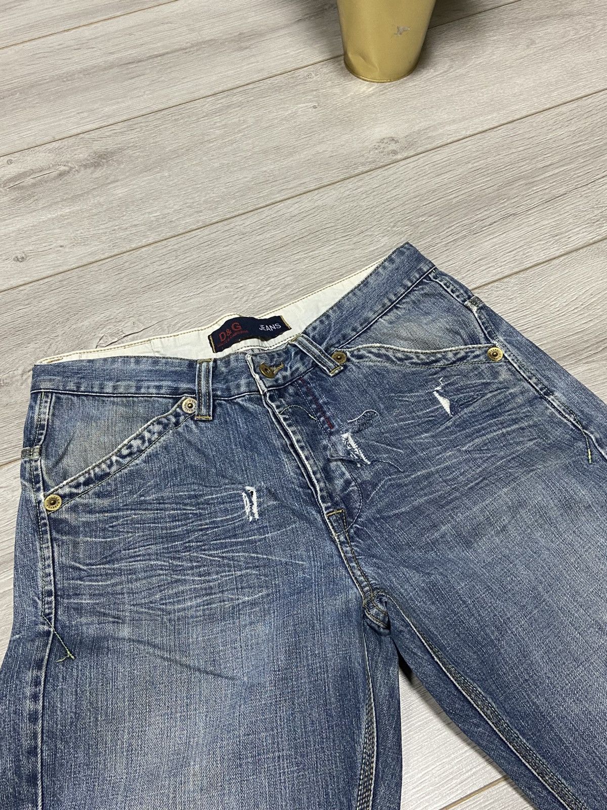 Dolce & Gabbana Dolce Gabbana vintage distressed denim jeans Size US 32 / EU 48 - 6 Thumbnail