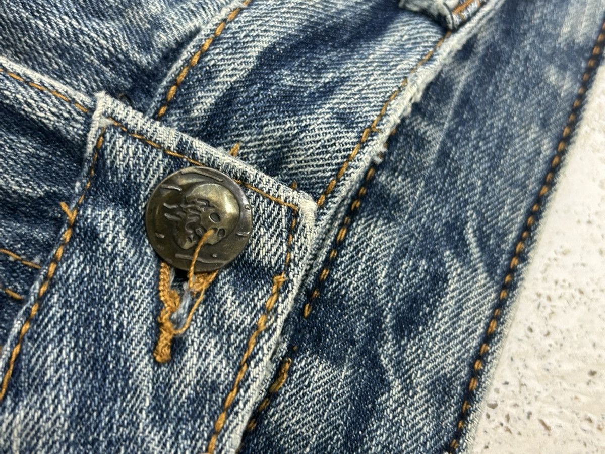 20471120 × Hysteric Glamour × Japanese Brand JWYZ Pocketwork Baggy Distressed Clawn Mark Rivet Button Size US 32 / EU 48 - 13 Thumbnail