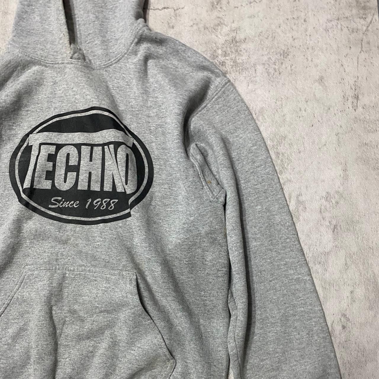 Other Grey & black vintage style hoodie #techno Size US M / EU 48-50 / 2 - 2 Thumbnail