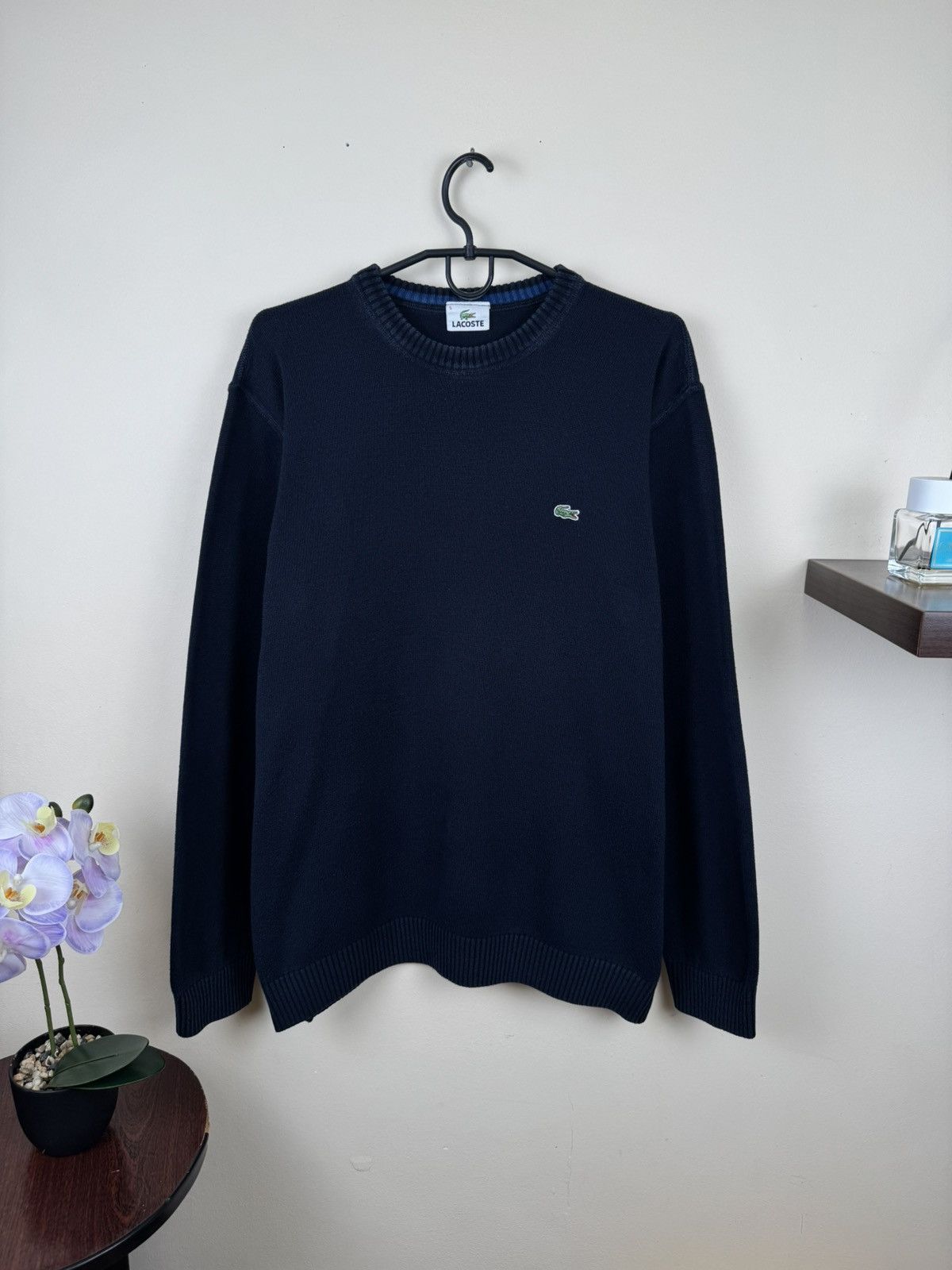 Lacoste Vintage Lacoste Sweater Dark Blue L Pasha Style Casual Size US L / EU 52-54 / 3 - 1 Thumbnail