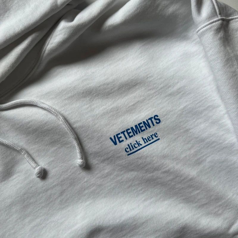 Vetements Vetements Click Here Hoodie Size US L / EU 52-54 / 3 - 3 Thumbnail