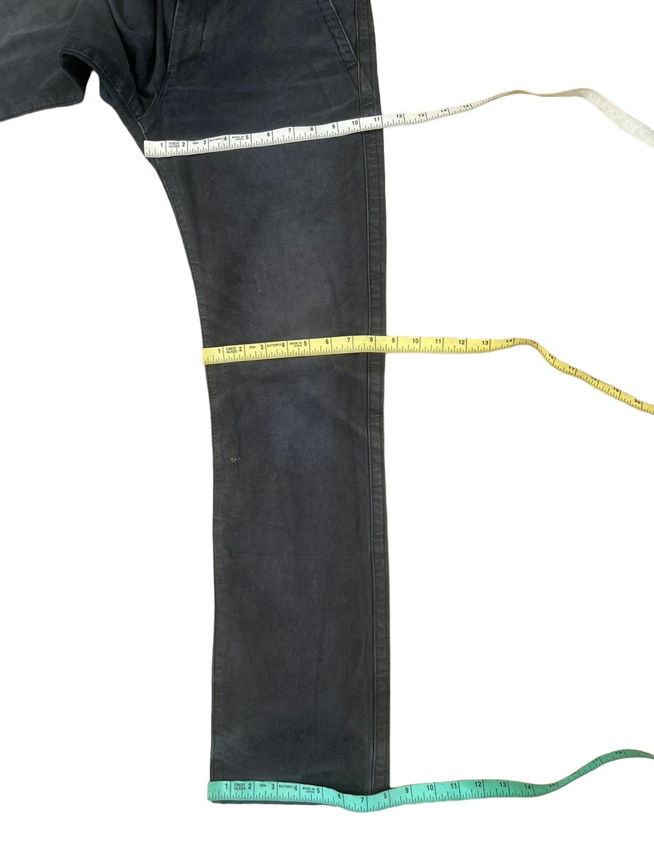 Comme des Garcons Homme Vintage 2005 CDGH AD2005 Distress Faded Waxed Chinos Pant Size US 30 / EU 46 - 4 Thumbnail