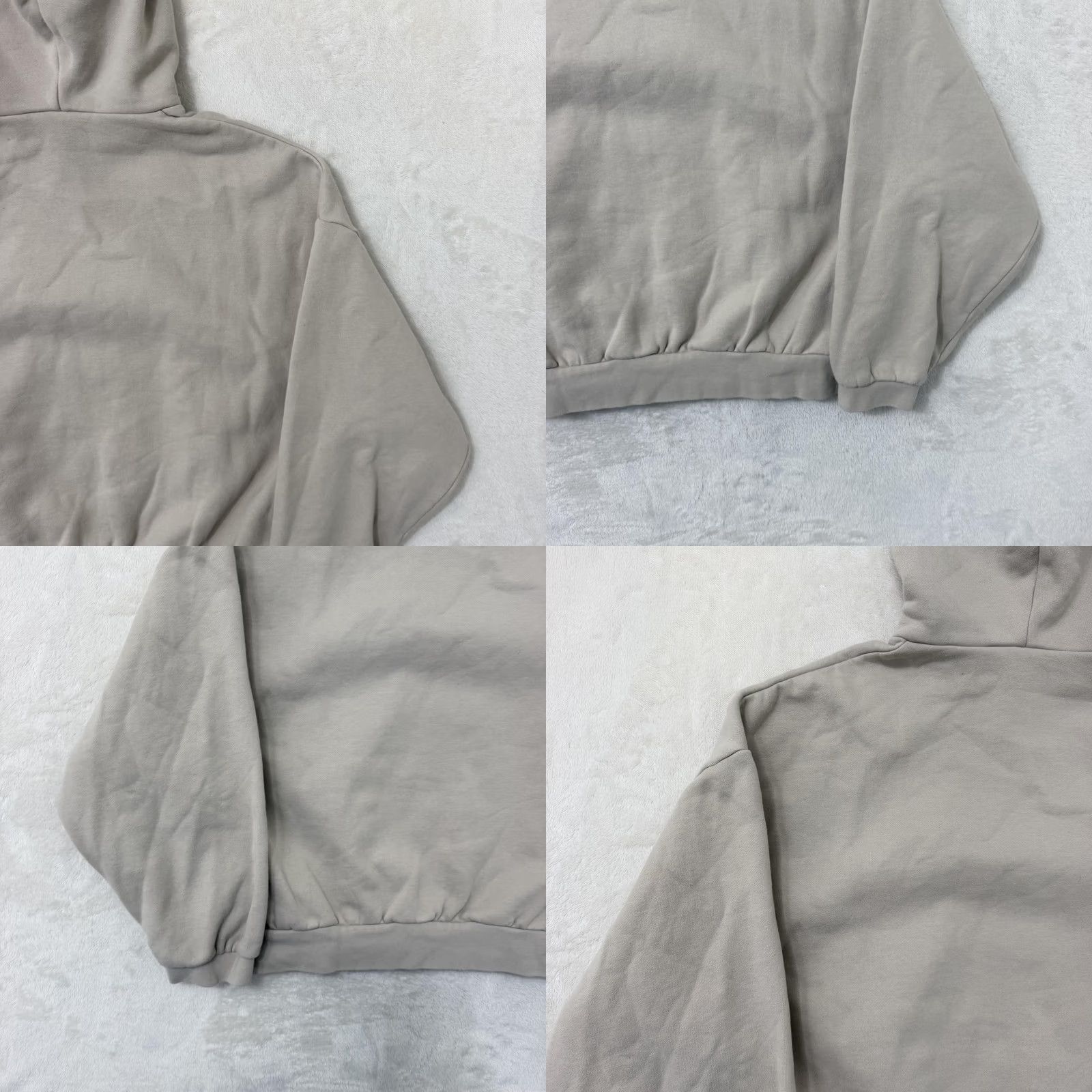 Vintage Fear Of God Essentials Hoodie Mens M Gray Pullover Graphic Print Crew Neck Relaxed Fit Size US M / EU 48-50 / 2 - 9 Thumbnail