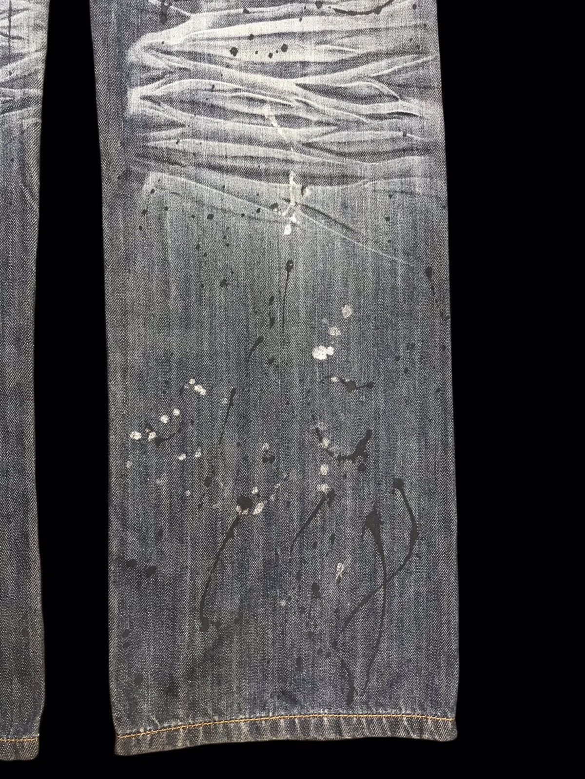 Seditionaries 💥PUNK DENIM💥punk ministry Paint Splatter Punk Denim F301 Size US 31 - 17 Thumbnail